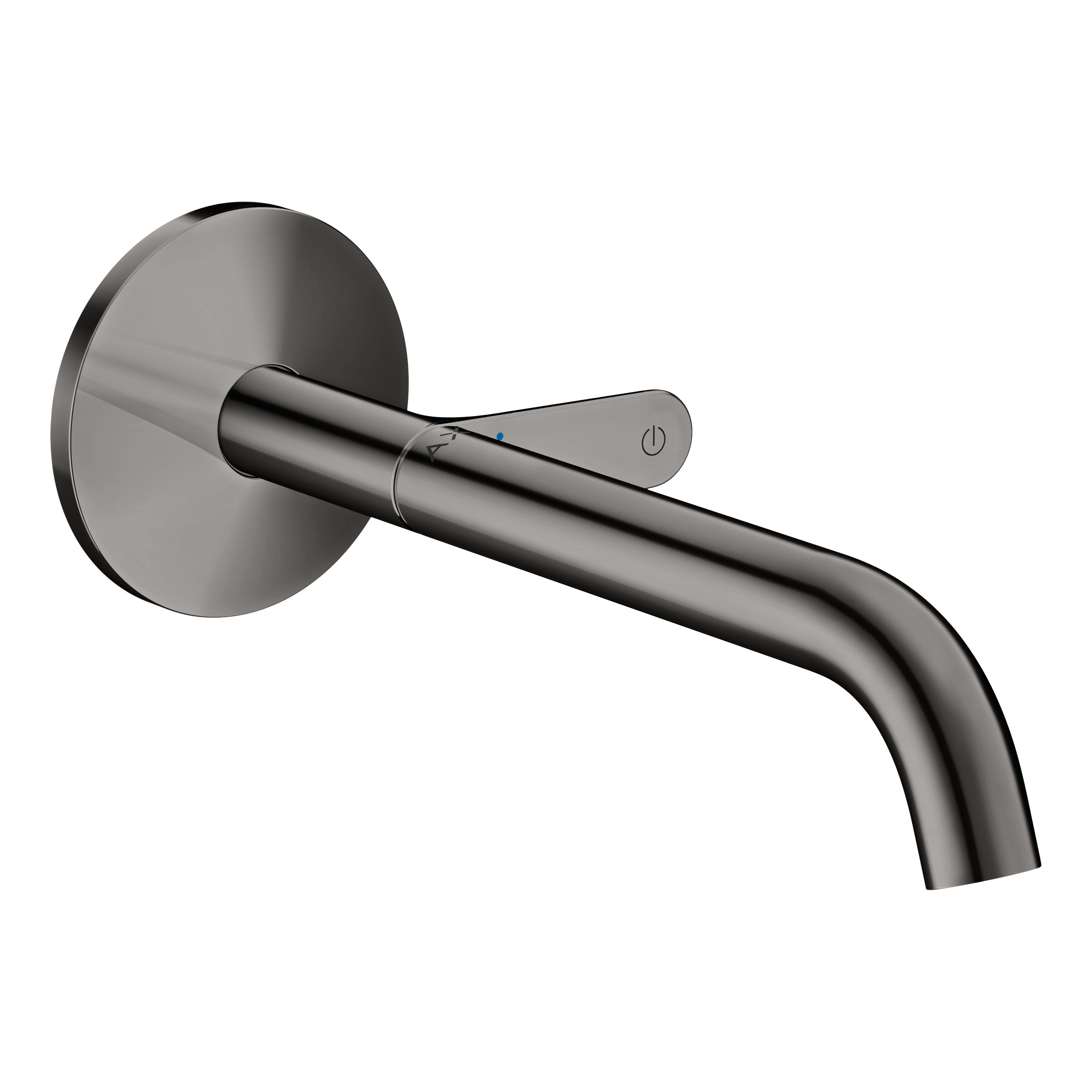 AXOR One Concealed Basin Mixer Faucet Select with 220 mm Spout from Brandt in Polished Black Chrome finish