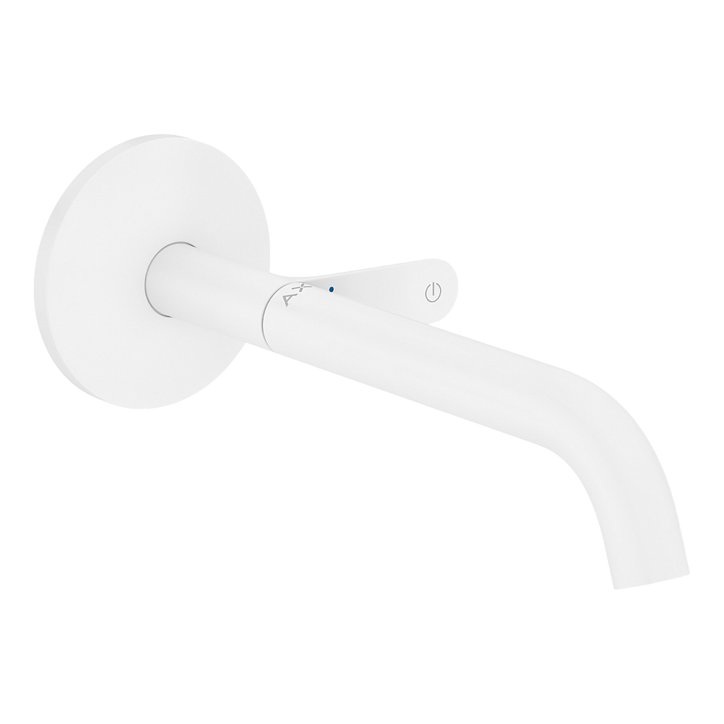 AXOR One Concealed Basin Mixer Faucet Select with 220 mm Spout from Brandt in Matt White finish