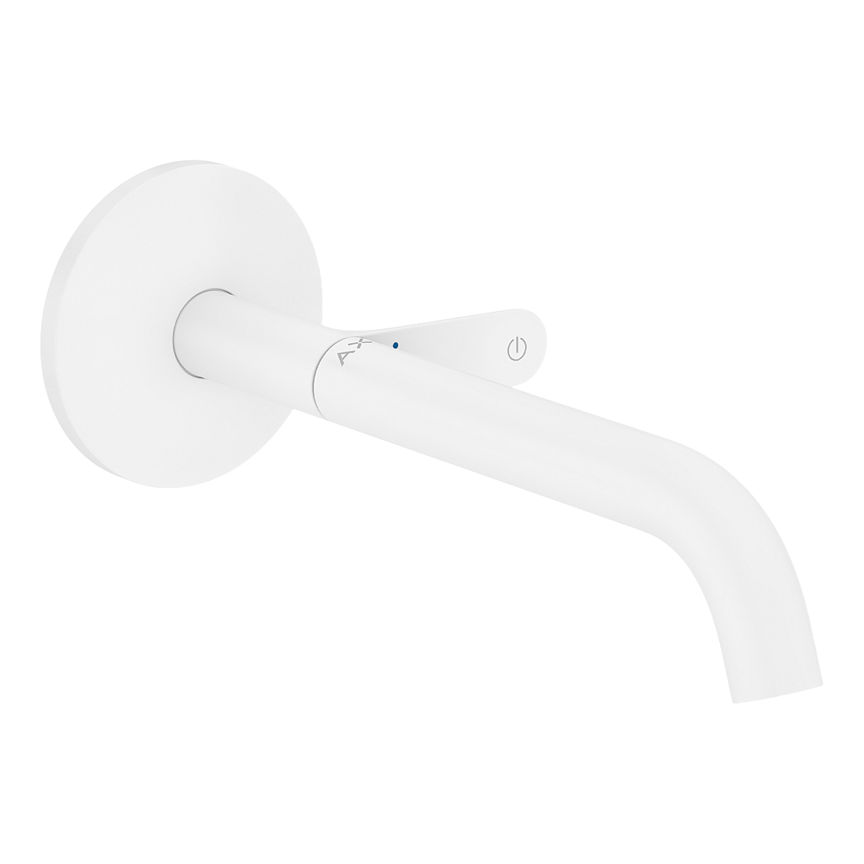 AXOR One Concealed Basin Mixer Faucet Select with 220 mm Spout from Brandt in Matt White finish