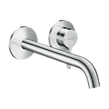 AXOR One Single Lever Handle Concealed Basin Mixer Faucet for 2-Hole Installation with 220 mm Spout from Brandt in Chrome finish