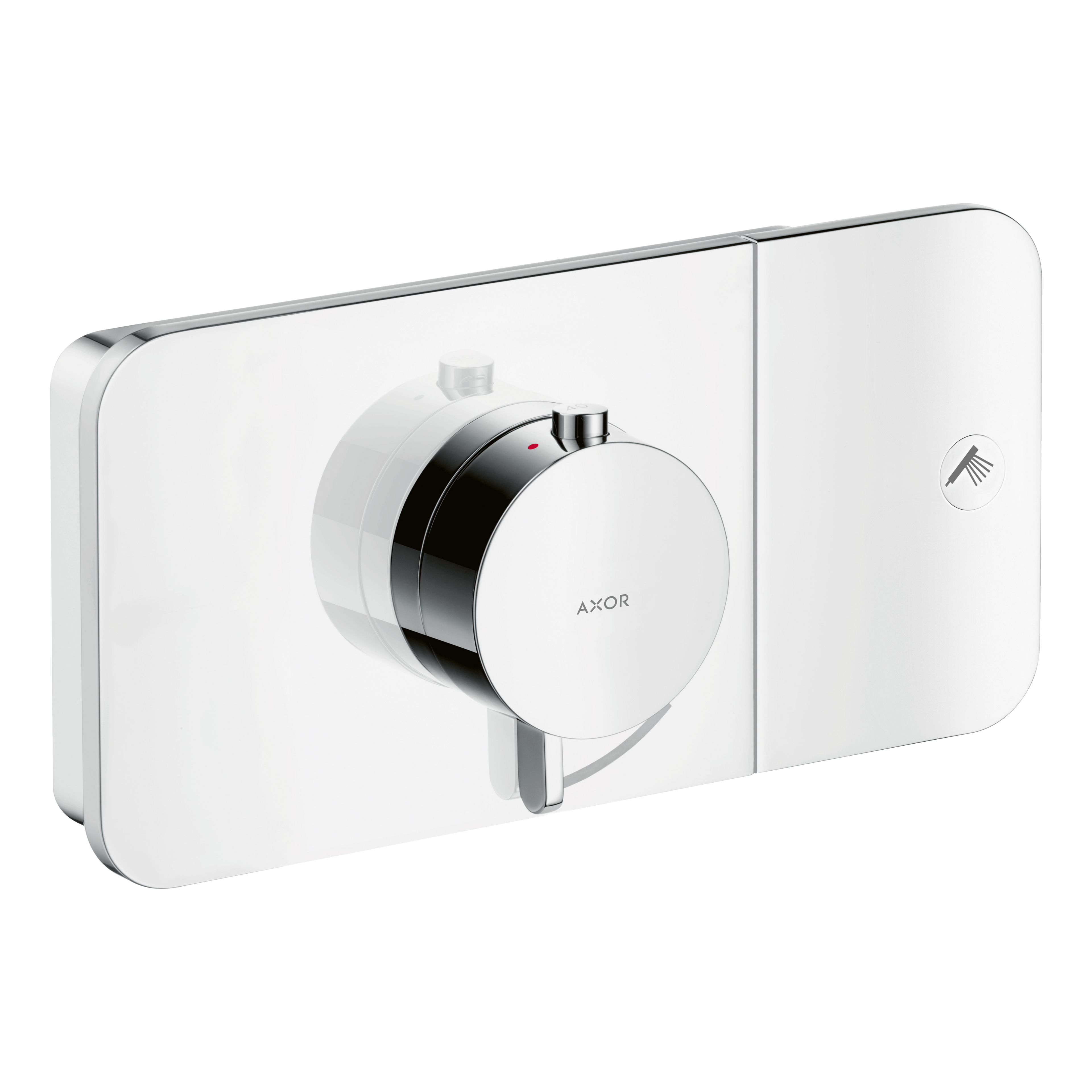 AXOR One Concealed Shower Thermostat with 1 Outlet from Brandt in Stainless Steel Optic finish