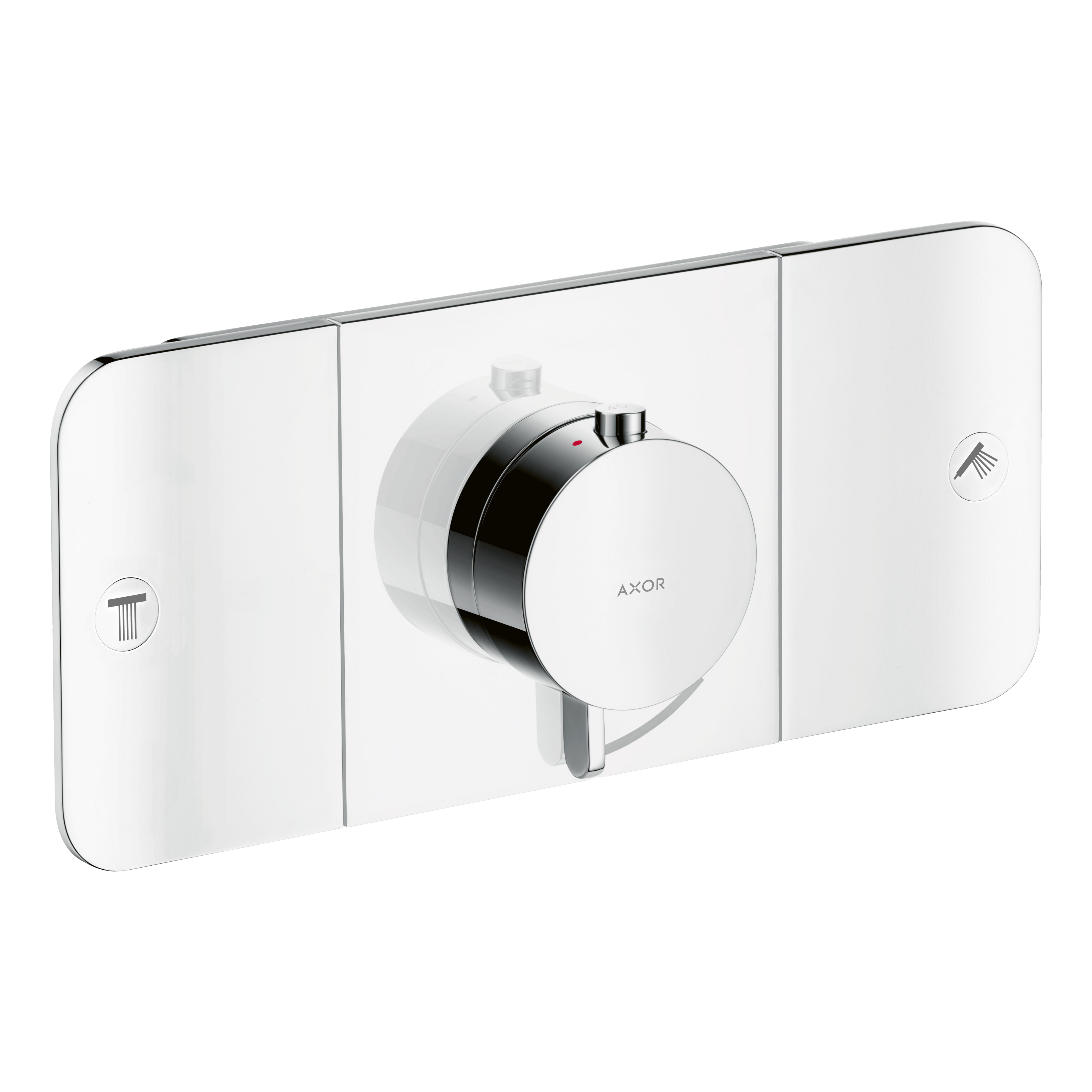 AXOR One Concealed Shower Thermostat with 2 Outlets from Brandt in Chrome finish