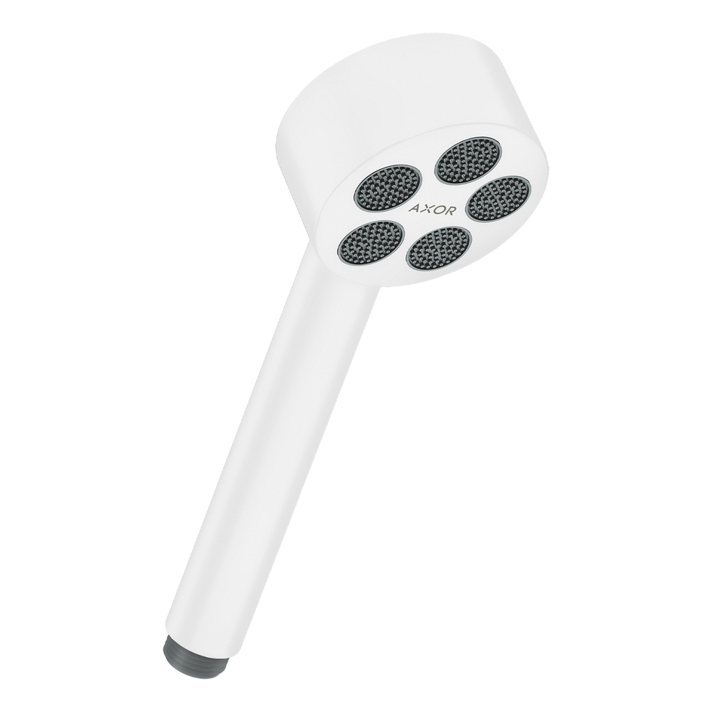 AXOR One Hand Shower 75 1jet EcoSmart from Brandt in Matt White finish