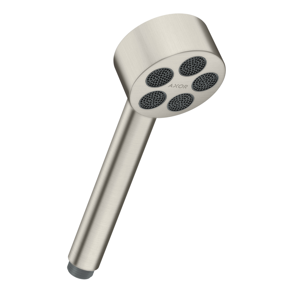 AXOR One Hand Shower 75 1jet EcoSmart from Brandt in Stainless Steel Optic finish