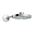 AXOR One Overhead Shower 280 2jet with Shower Arm from Brandt in Chrome finish