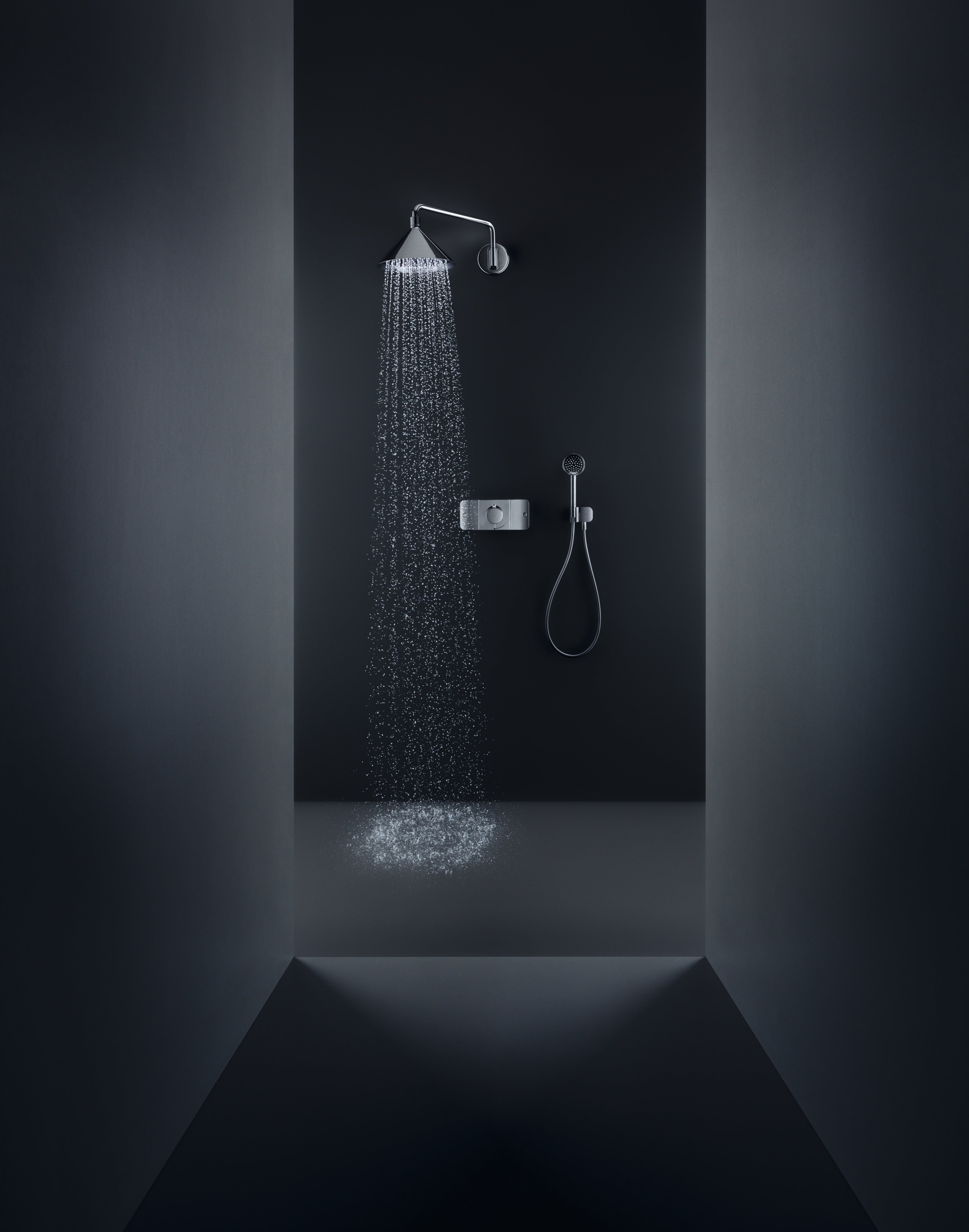 AXOR One Porter Unit from Brandt in Chrome finish