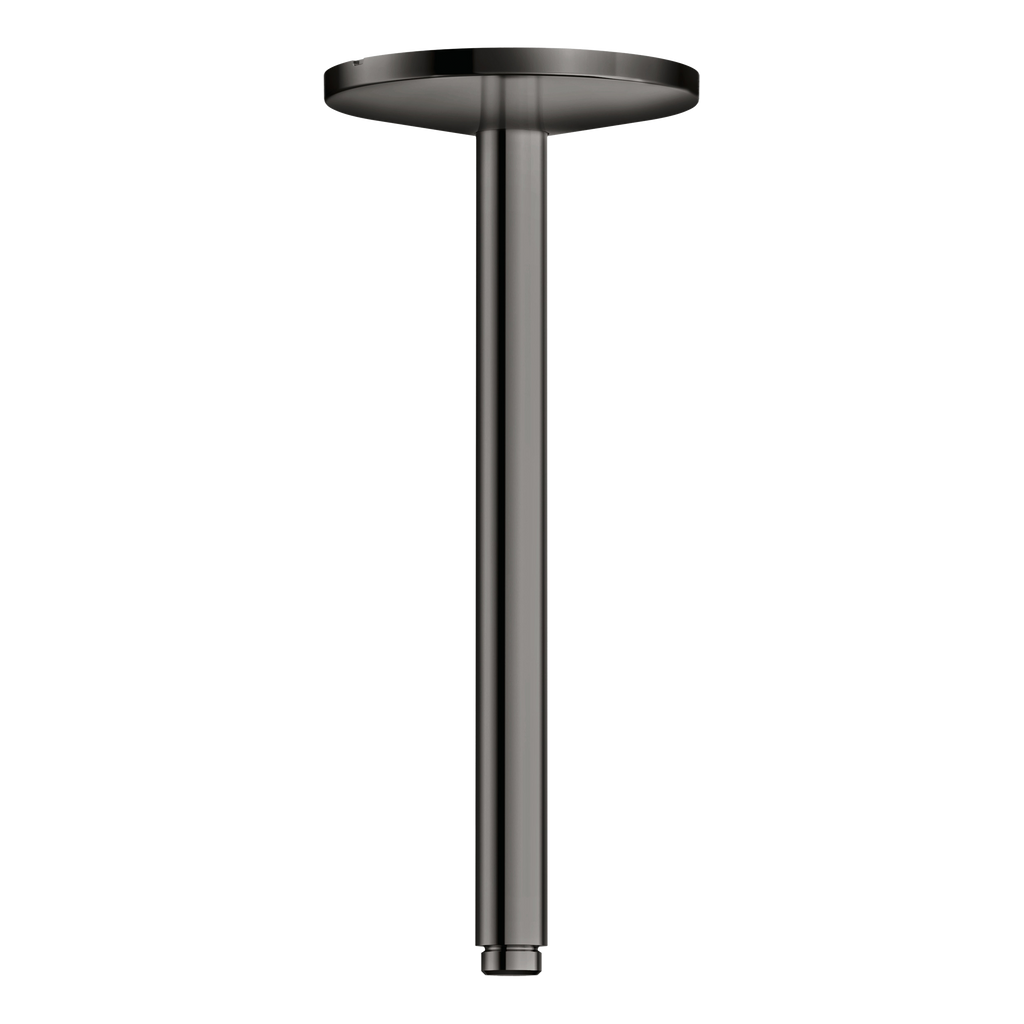 AXOR One Ceiling Connector 300 mm for Overhead Shower 280 1jet from Brandt in Polished Black Chrome finish