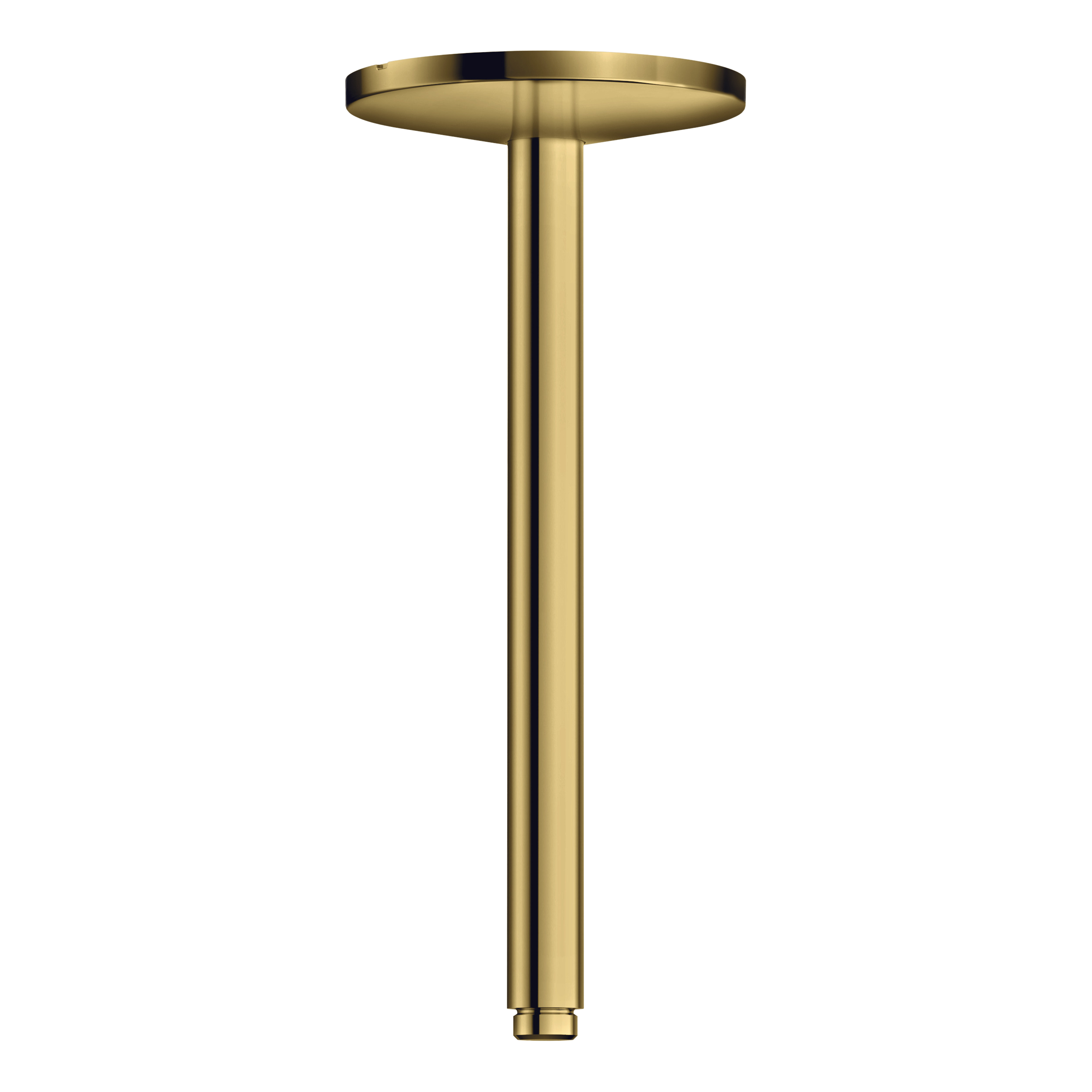 AXOR One Ceiling Connector 300 mm for Overhead Shower 280 1jet from Brandt in Polished Gold Optic finish