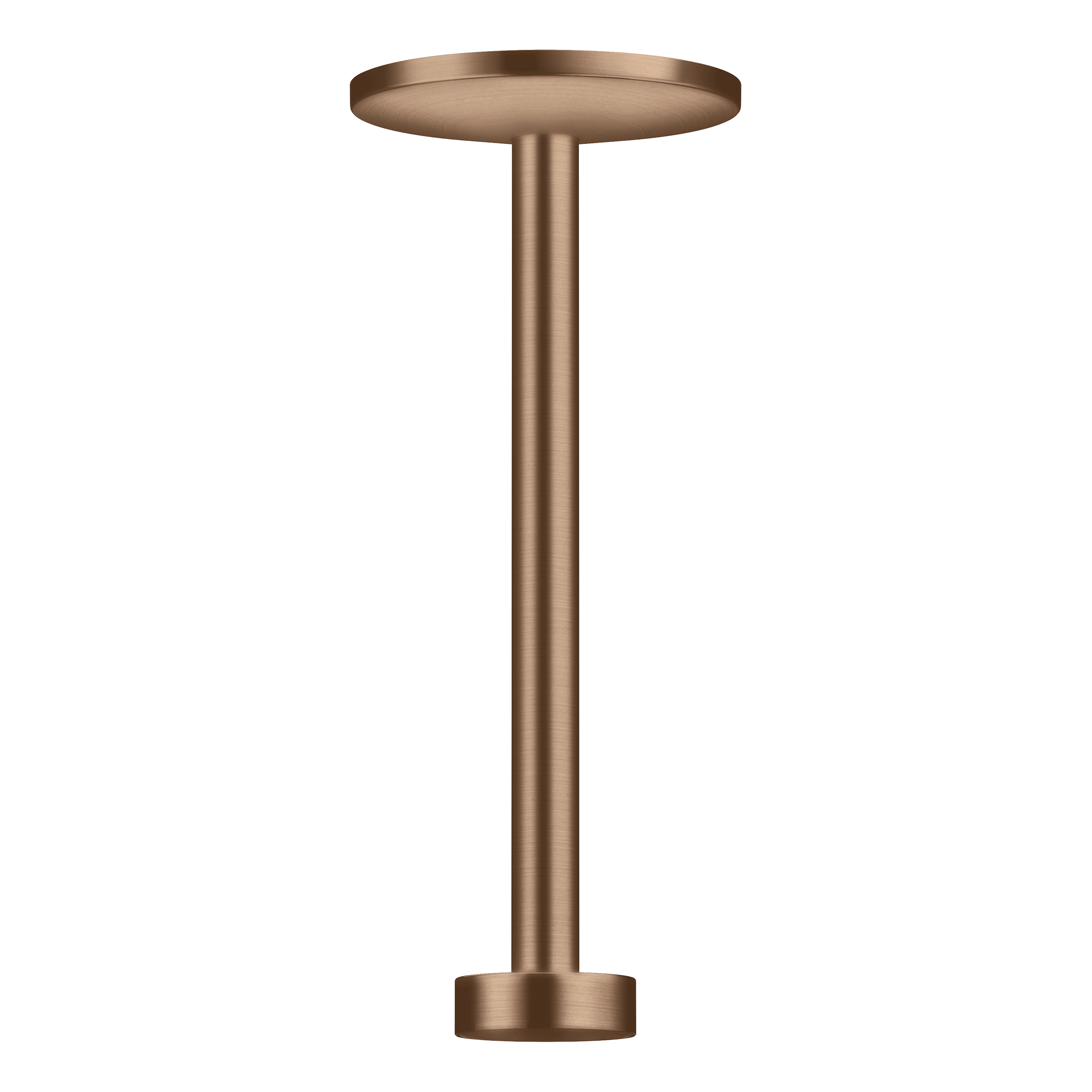 AXOR One Ceiling Connector 300 mm for Overhead Shower 280 2jet from Brandt in Brushed Red Gold finish