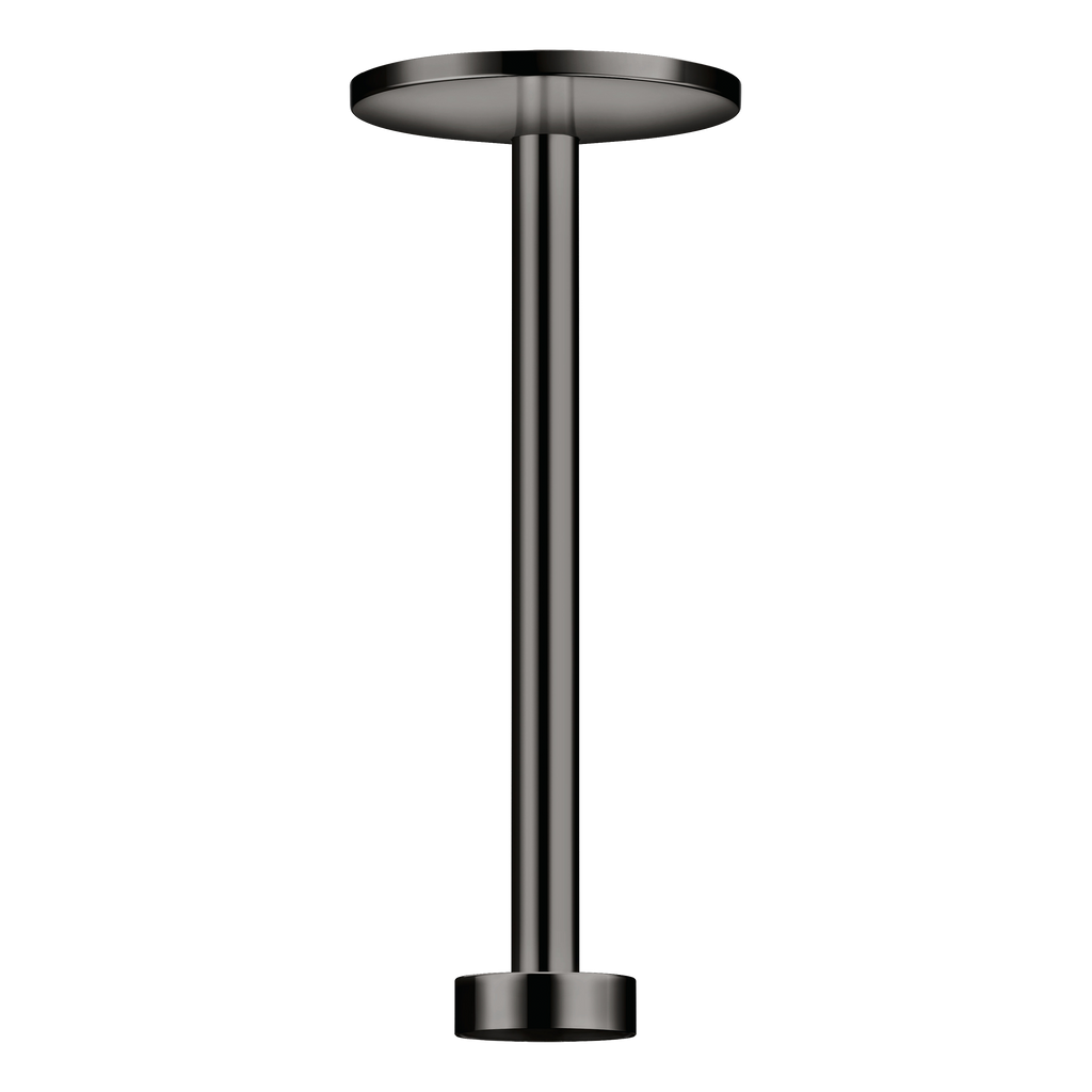 AXOR One Ceiling Connector 300 mm for Overhead Shower 280 2jet from Brandt in Polished Black Chrome finish