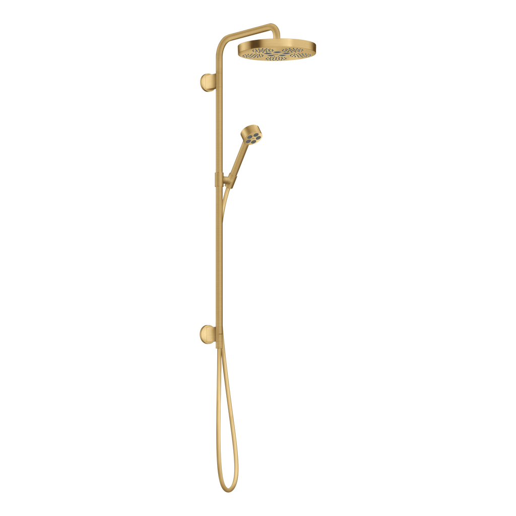 AXOR One Concealed Shower Column 280 1jet from Brandt in Brushed Gold Optic finish