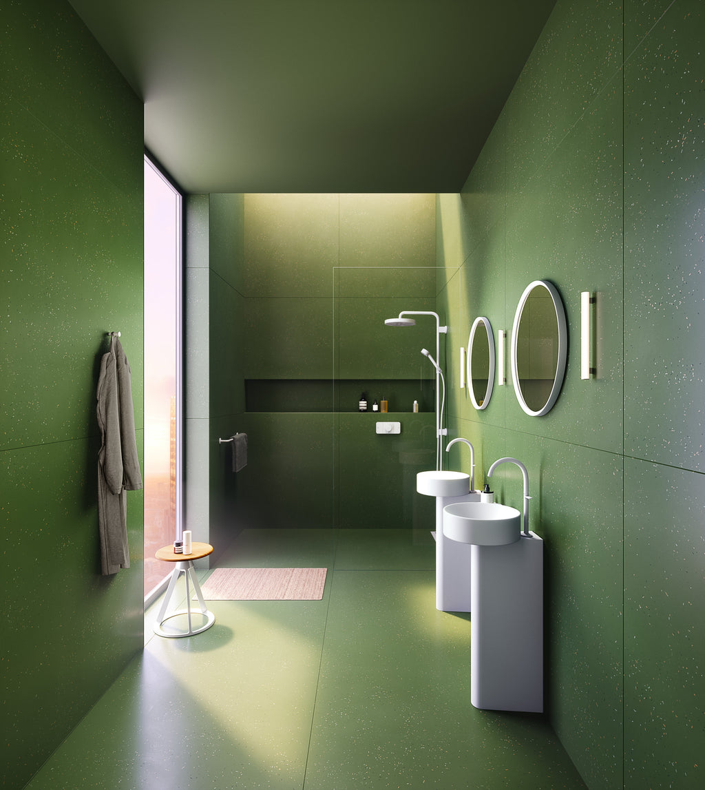 AXOR One Concealed Shower Column 280 1jet from Brandt in Matt White finish