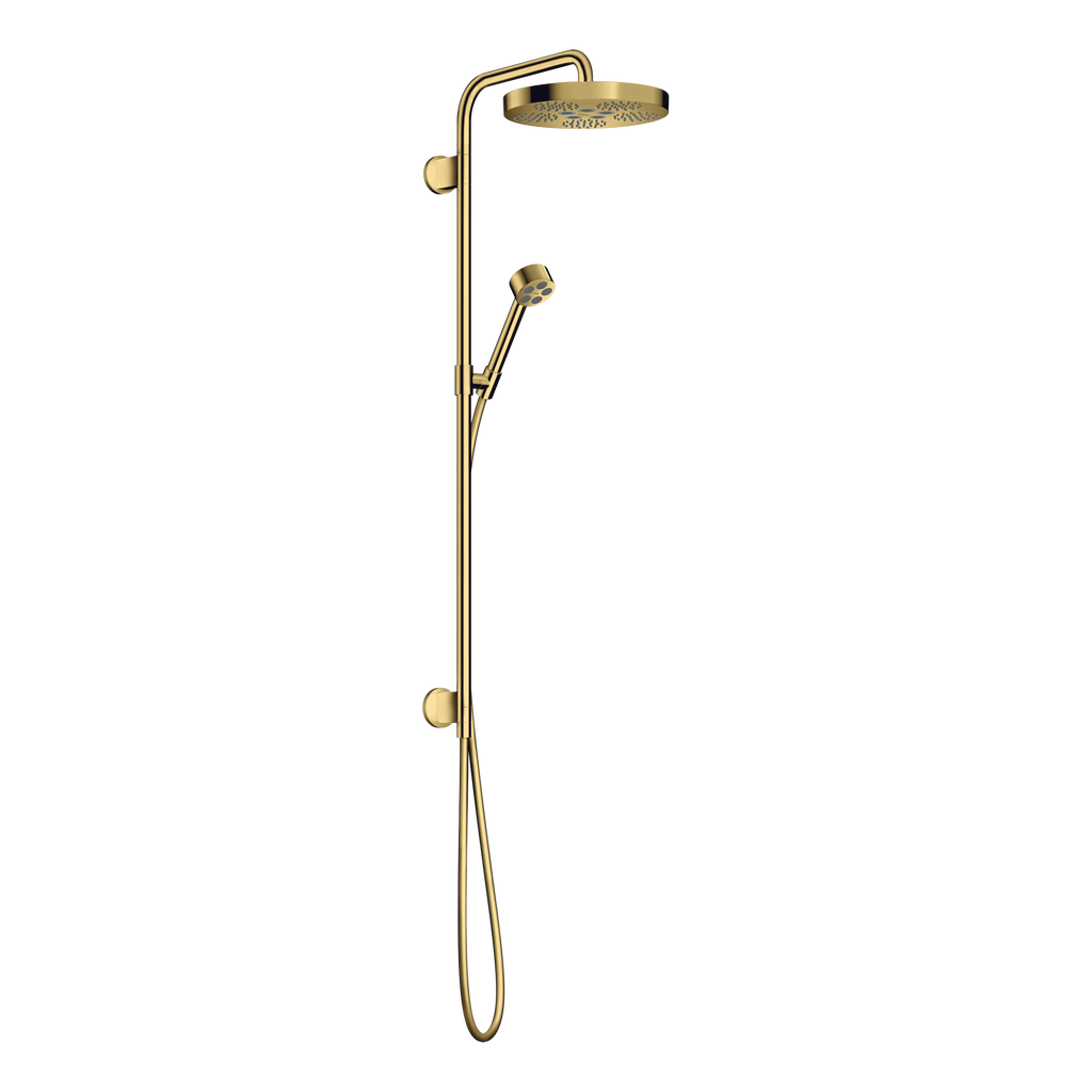 AXOR One Concealed Shower Column 280 1jet from Brandt in Polished Gold Optic finish