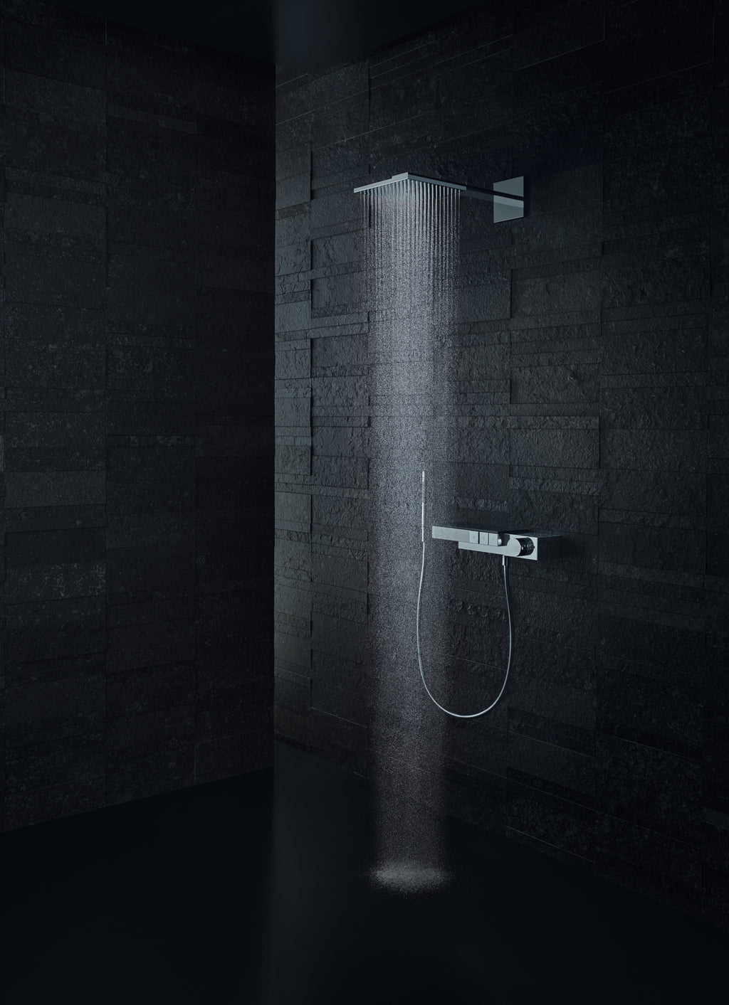AXOR One Shower Holder from Brandt in Chrome finish