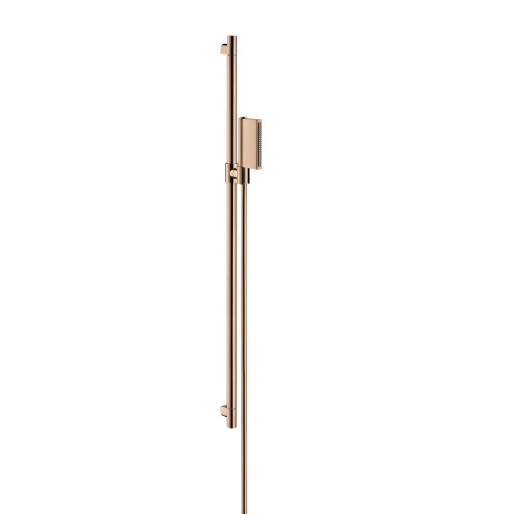 AXOR One Shower Set 90 cm with Hand Shower 2jet from Brandt in Polished Red Gold finish