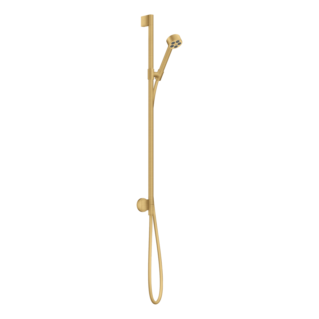 AXOR One Shower Set 75 1jet EcoSmart with Wall Connection from Brandt in Brushed Gold Optic finish