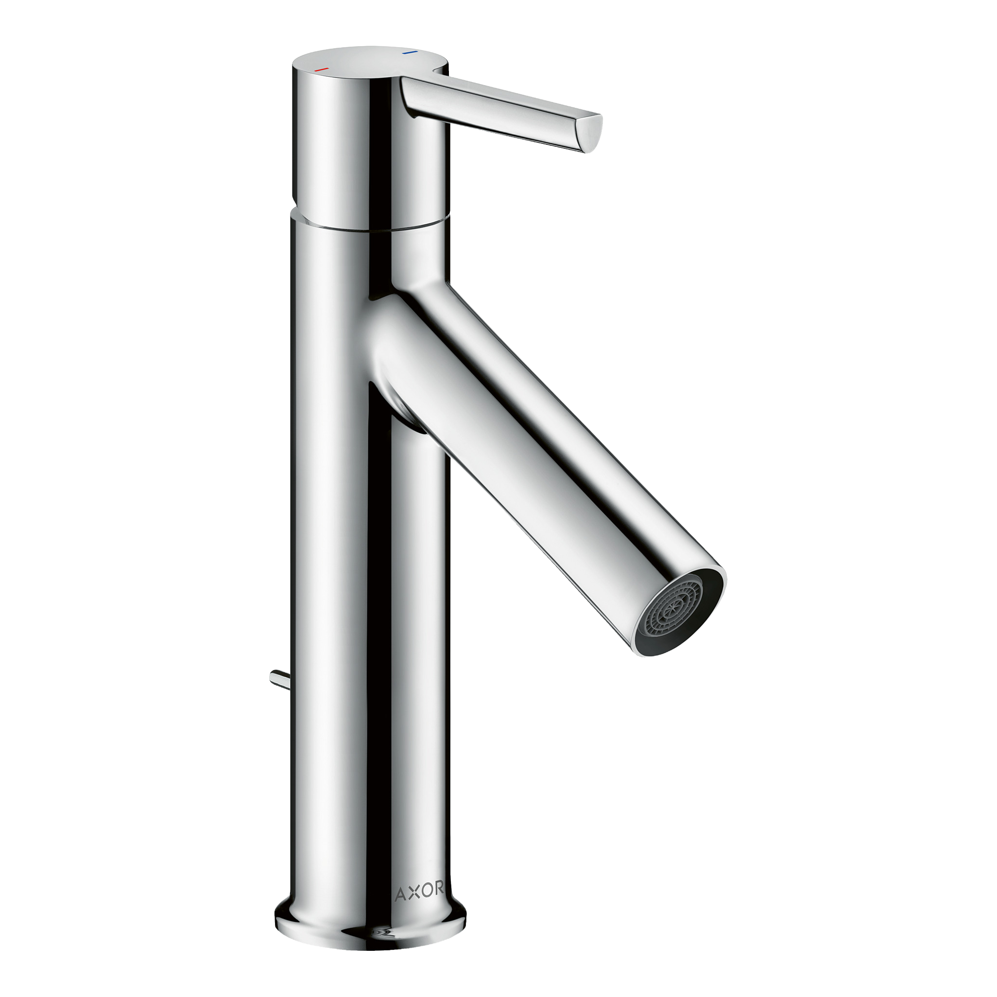 AXOR Starck Single Lever Handle Basin Mixer Faucet 100 with Pop-Up Waste Set from Brandt in Chrome finish