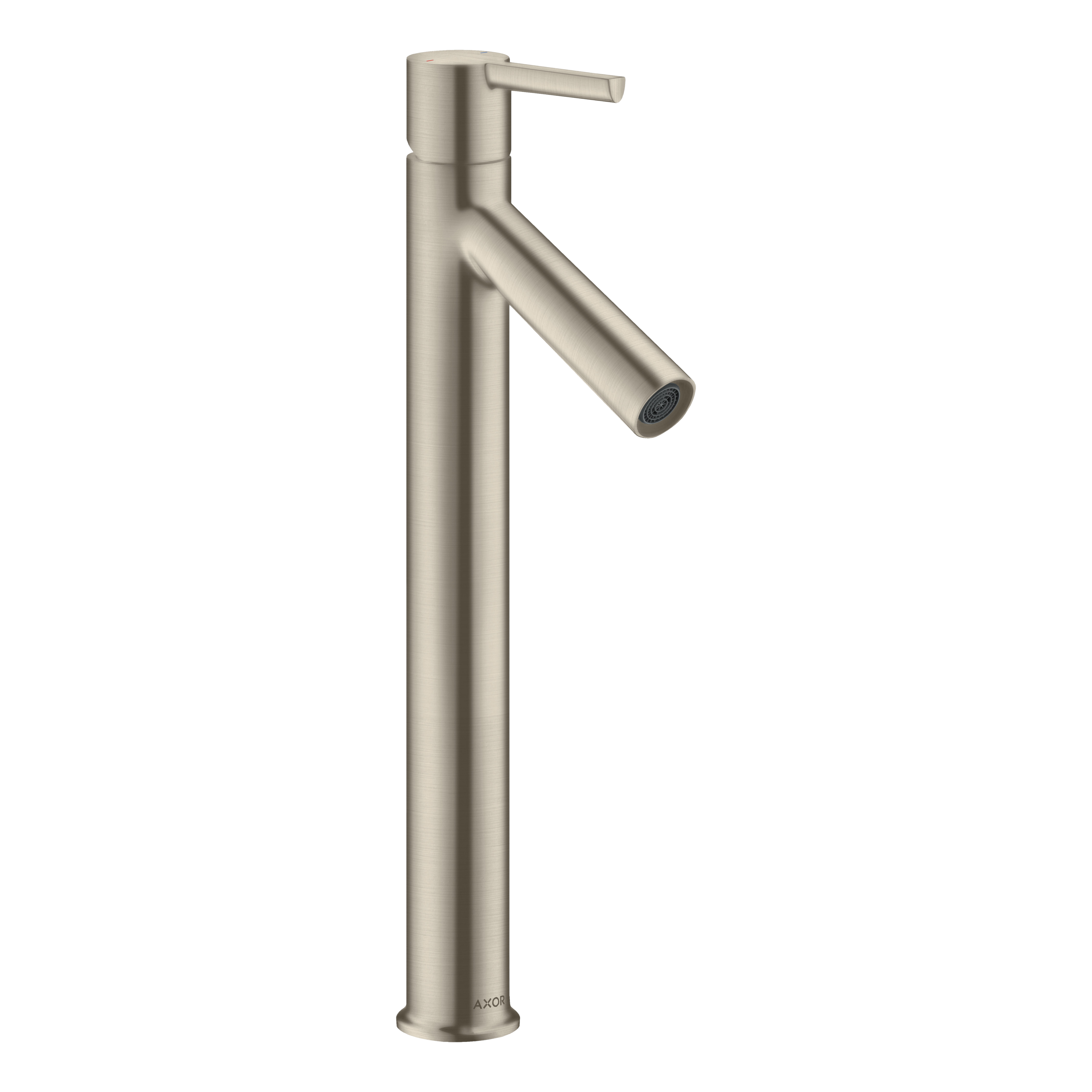 AXOR Starck Single Lever Handle Basin Mixer Faucet 250 with Open Waste Set from Brandt in Brushed Nickel finish