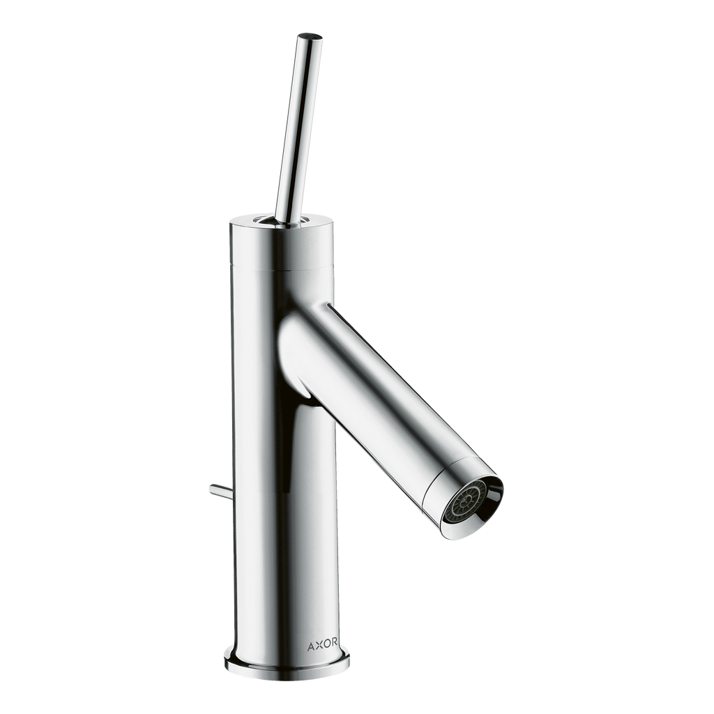 AXOR Starck Single Pin Handle Basin Mixer Faucet 70 with Pop-Up Waste Set from Brandt in Chrome finish