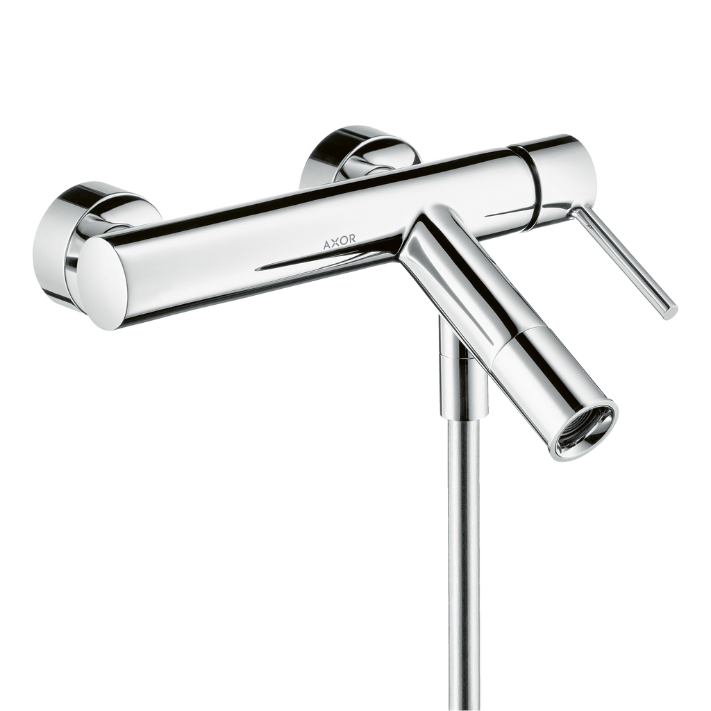 AXOR Starck Single Pin Handle Bath & Shower Mixer Faucet from Brandt in Chrome finish