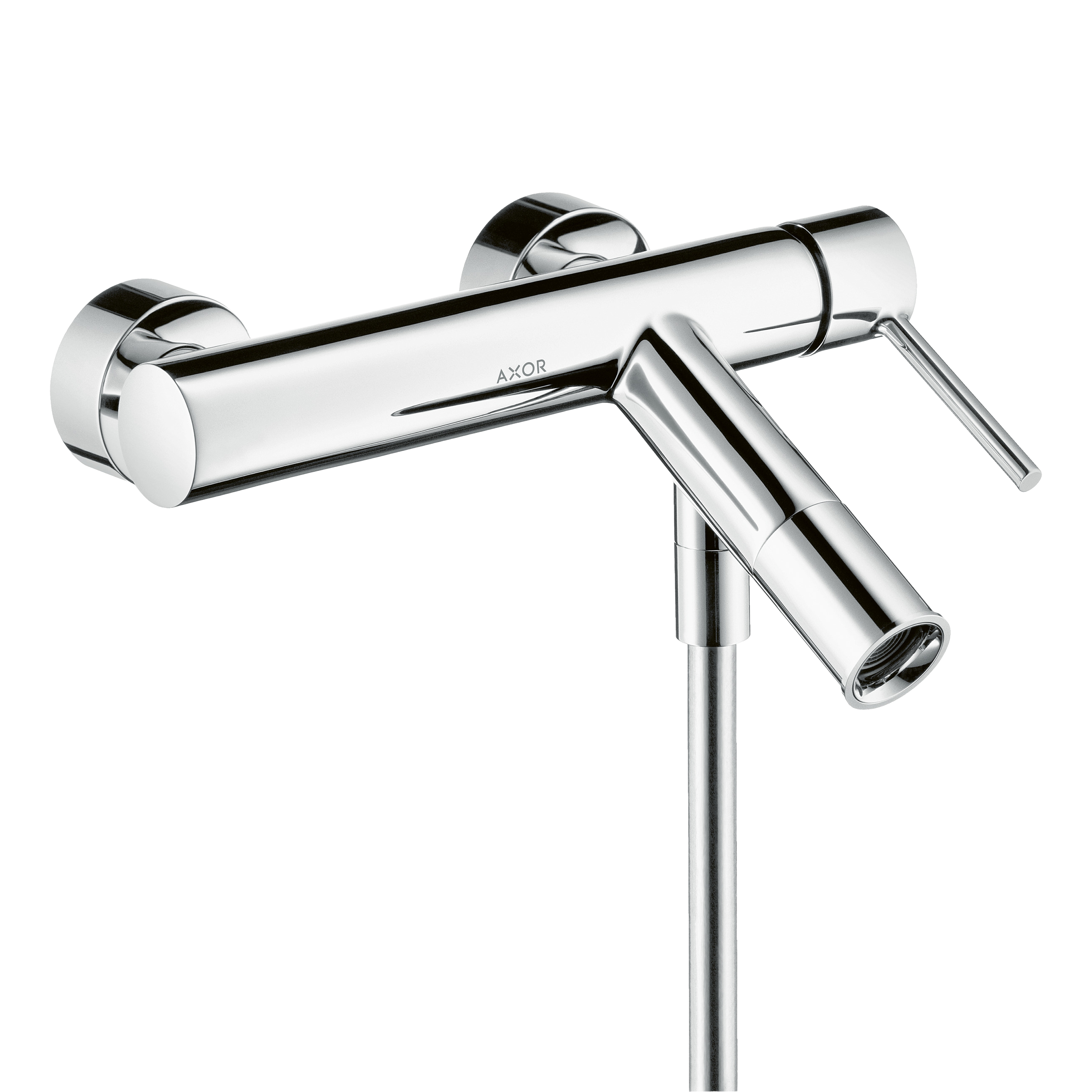 AXOR Starck Single Pin Handle Bath & Shower Mixer Faucet from Brandt in Chrome finish