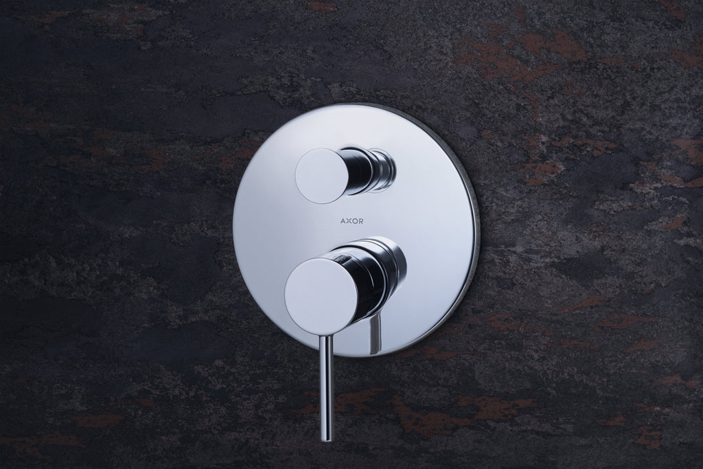 AXOR Starck Single Pin Handle Concealed Bath & Shower Mixer from Brandt in Chrome finish