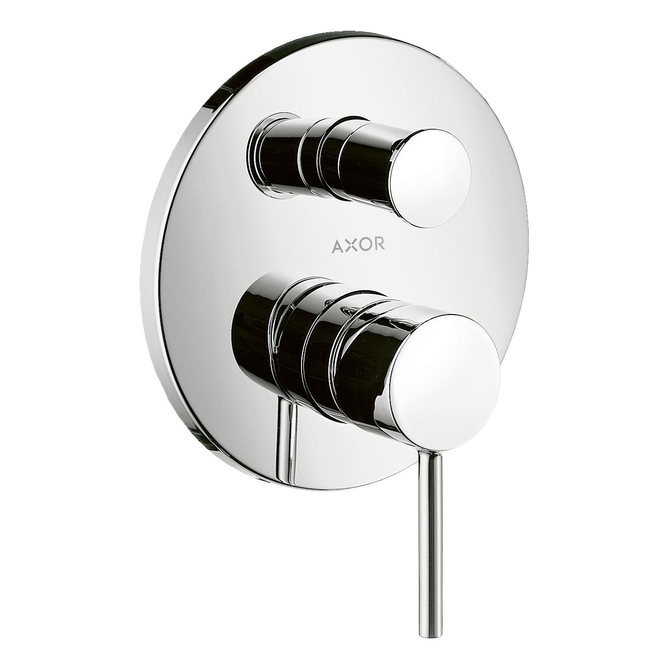 AXOR Starck Single Pin Handle Concealed Bath & Shower Mixer from Brandt in Brushed Gold Optic finish