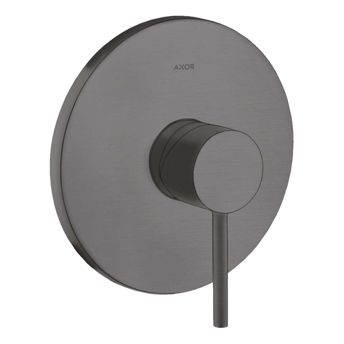 AXOR Starck Single Pin Handle Concealed Shower Mixer Faucet from Brandt in Brushed Black Chrome finish