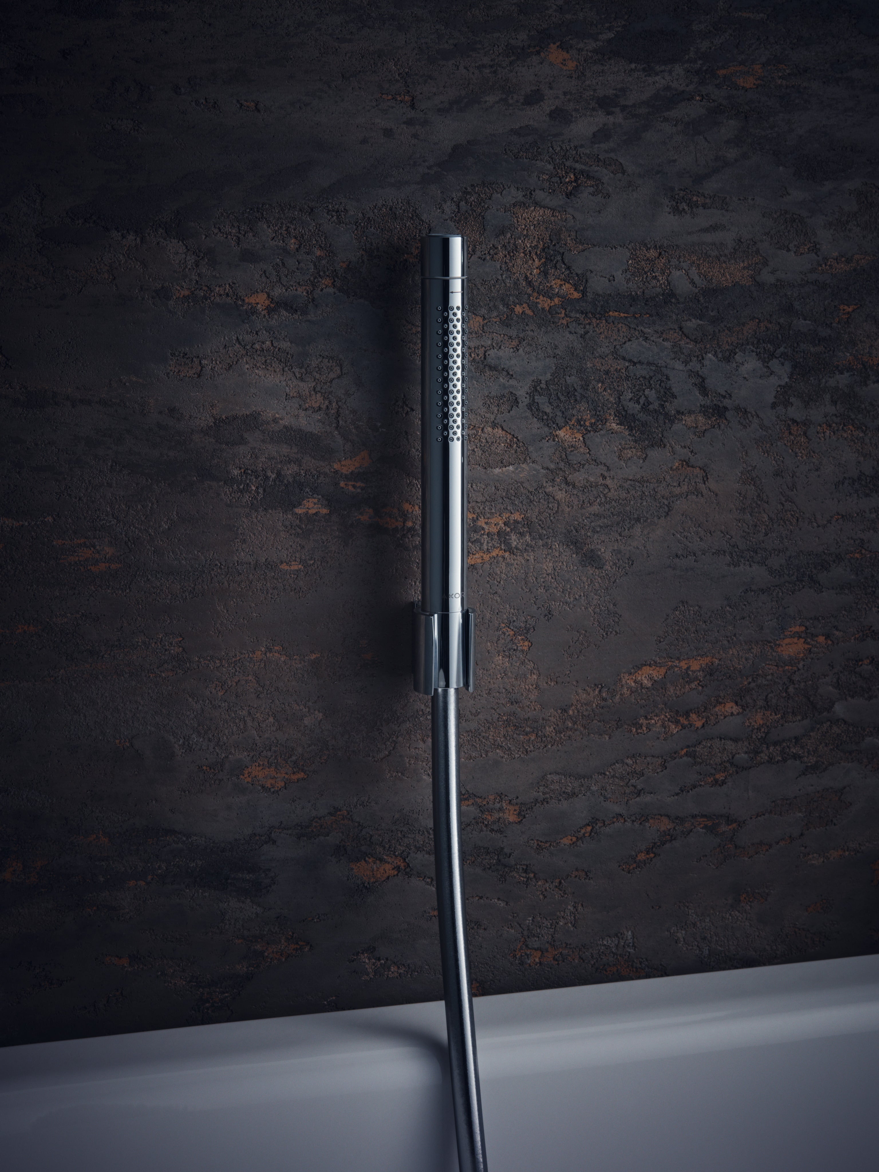 AXOR Starck Baton Hand Shower 1jet EcoSmart from Brandt in Chrome finish