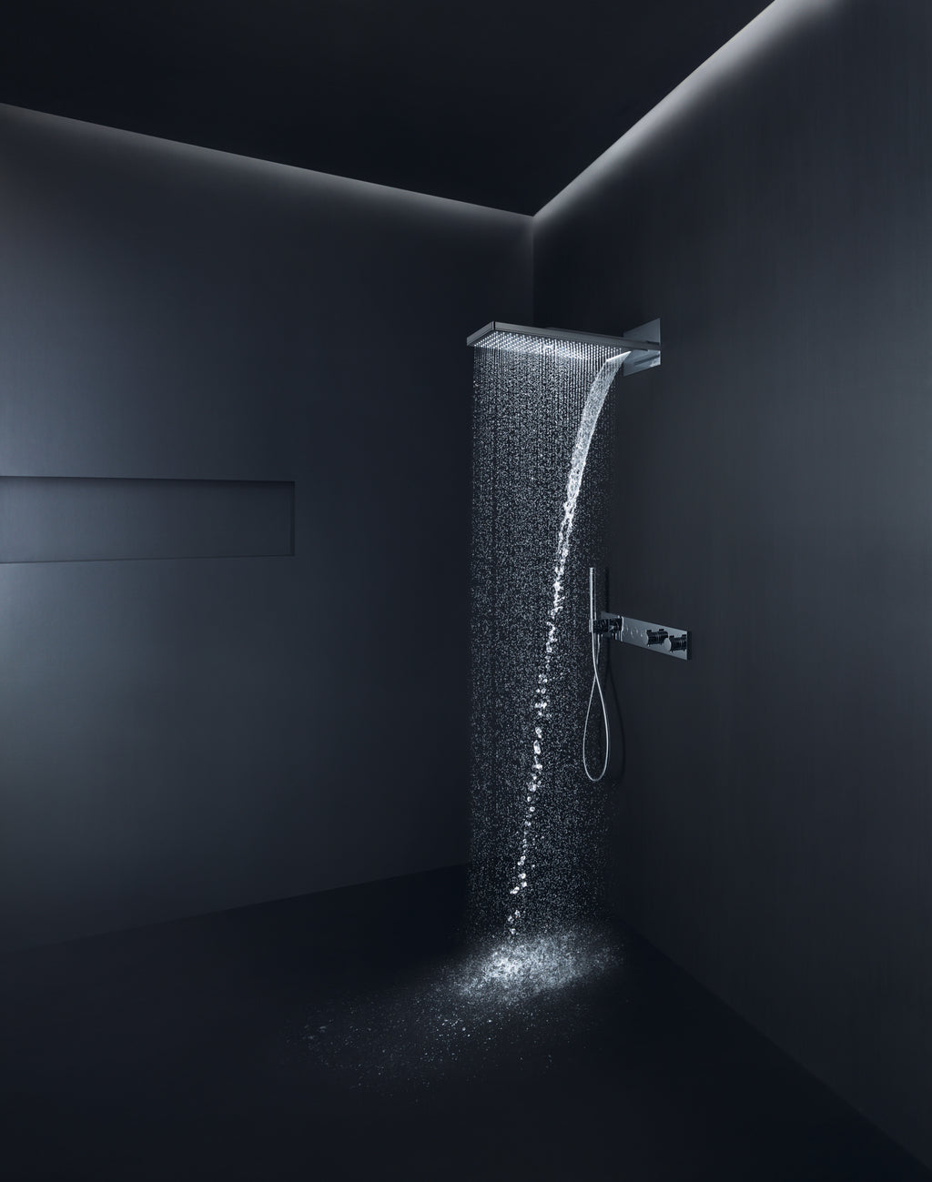 AXOR Starck Baton Hand Shower 2jet from Brandt in Chrome finish