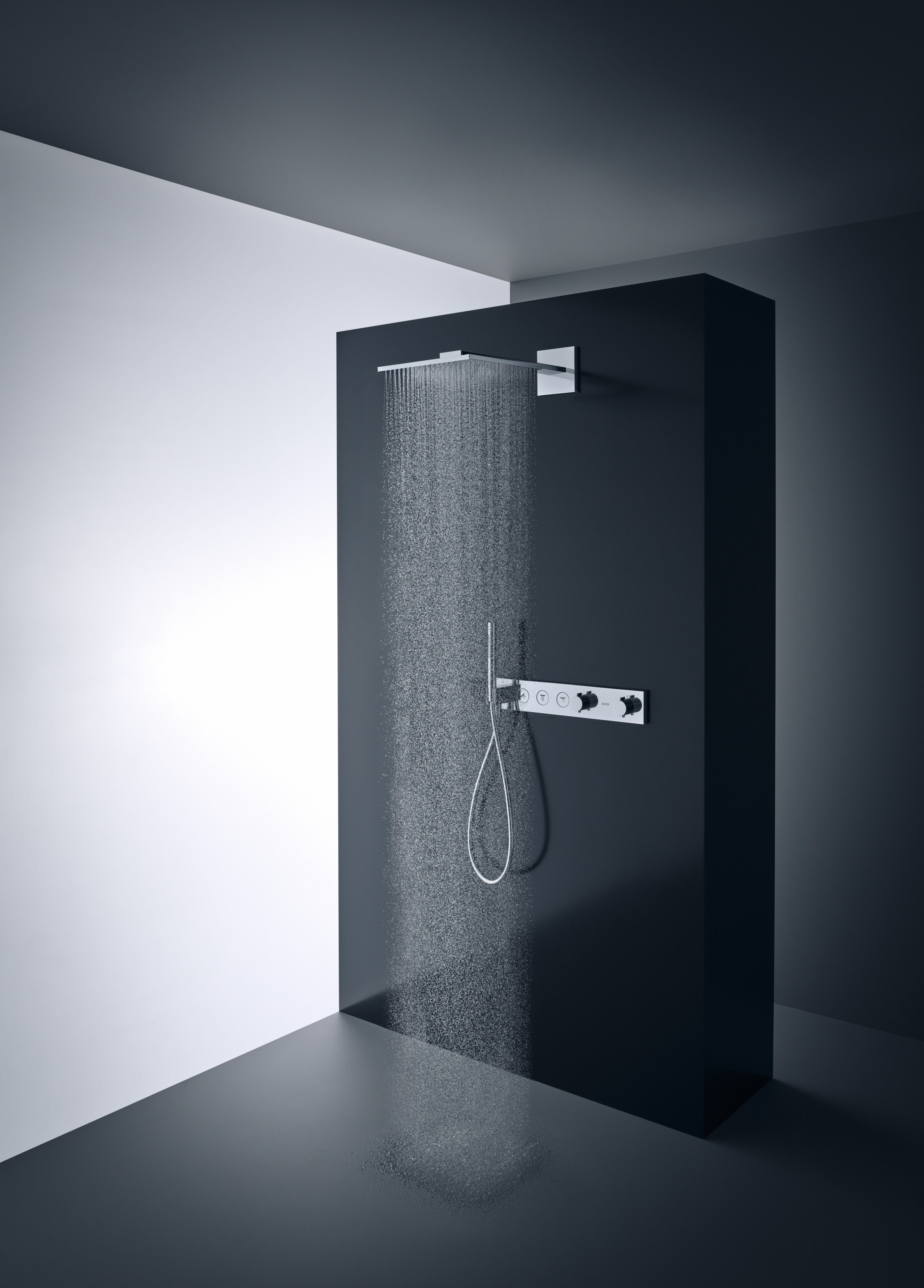 AXOR Starck Baton Hand Shower 2jet from Brandt in Chrome finish