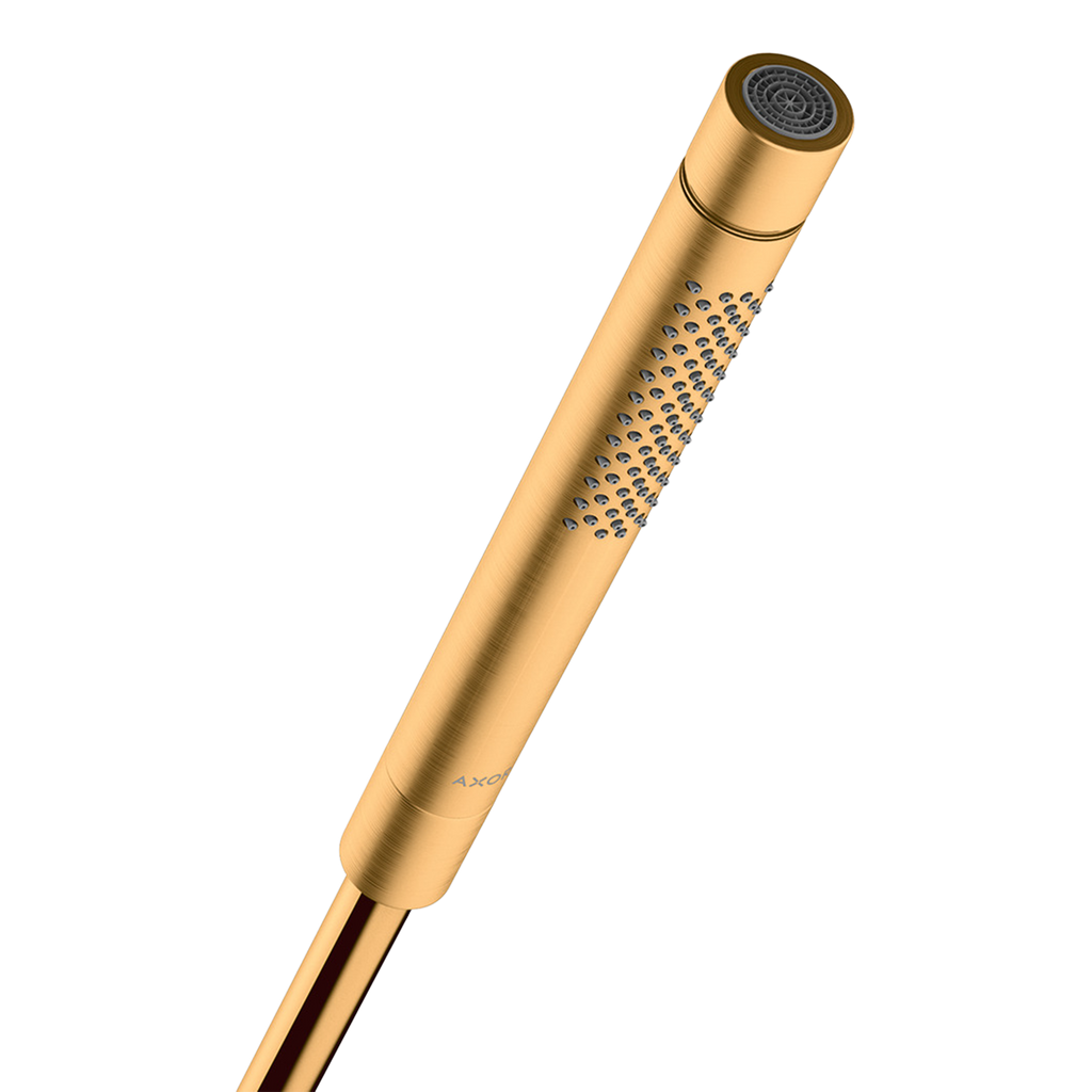 AXOR Starck Baton Hand Shower 2jet from Brandt in Brushed Gold Optic finish