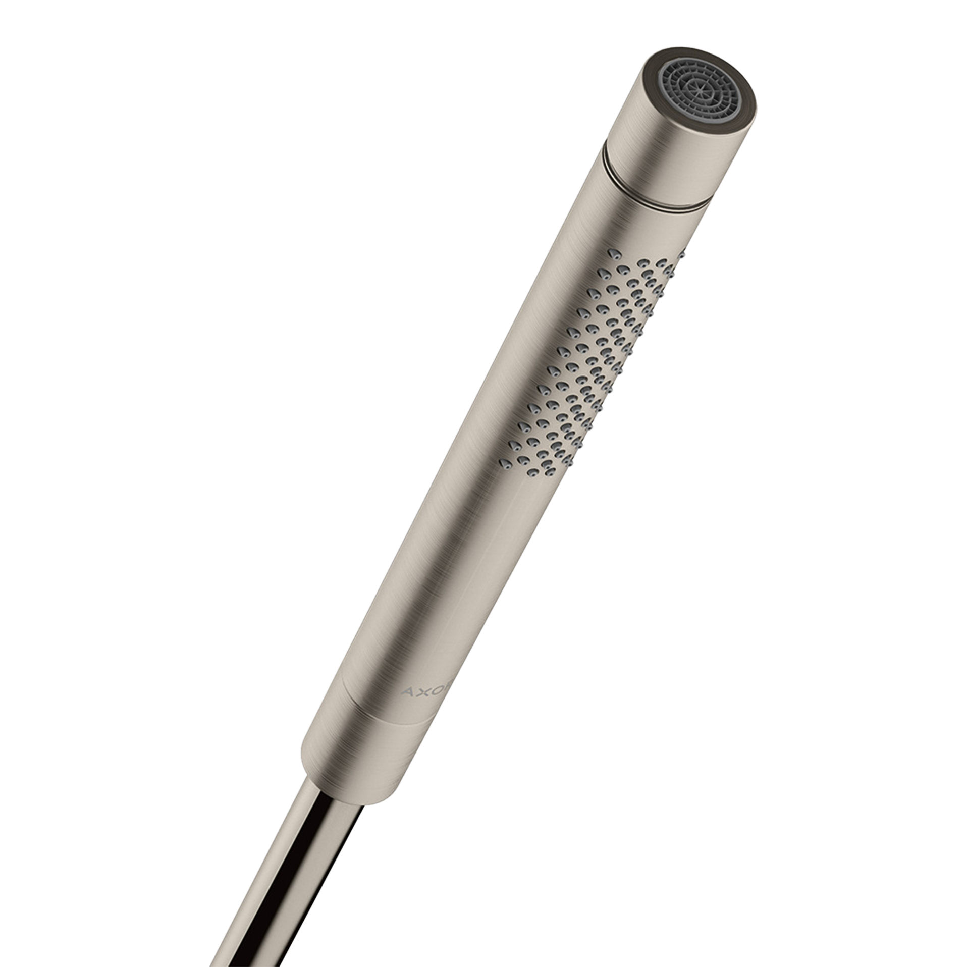 AXOR Starck Baton Hand Shower 2jet from Brandt in Stainless Steel Optic finish