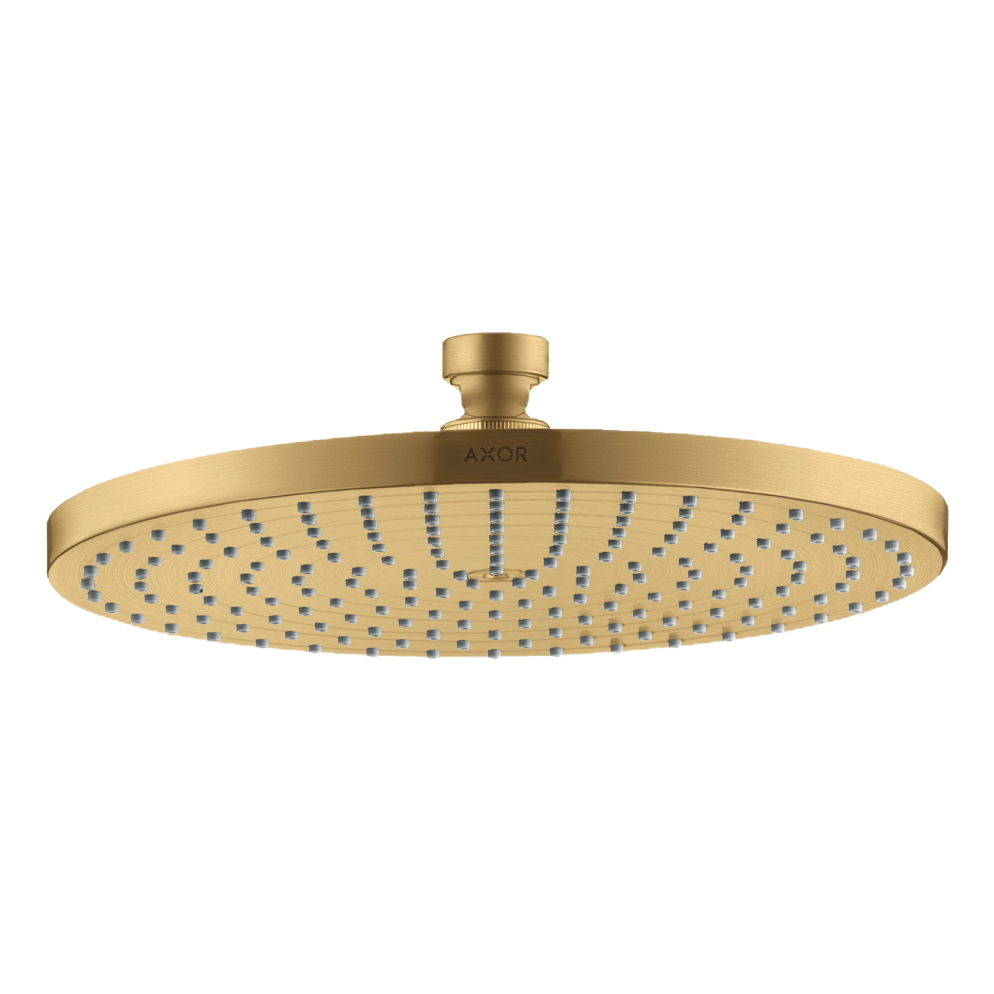 AXOR Starck Overhead Shower 240 1jet from Brandt in Brushed Gold Optic finish