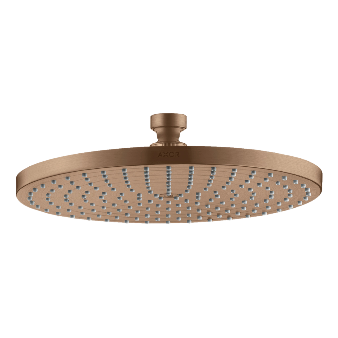 AXOR Starck Overhead Shower 240 1jet from Brandt in Brushed Red Gold finish