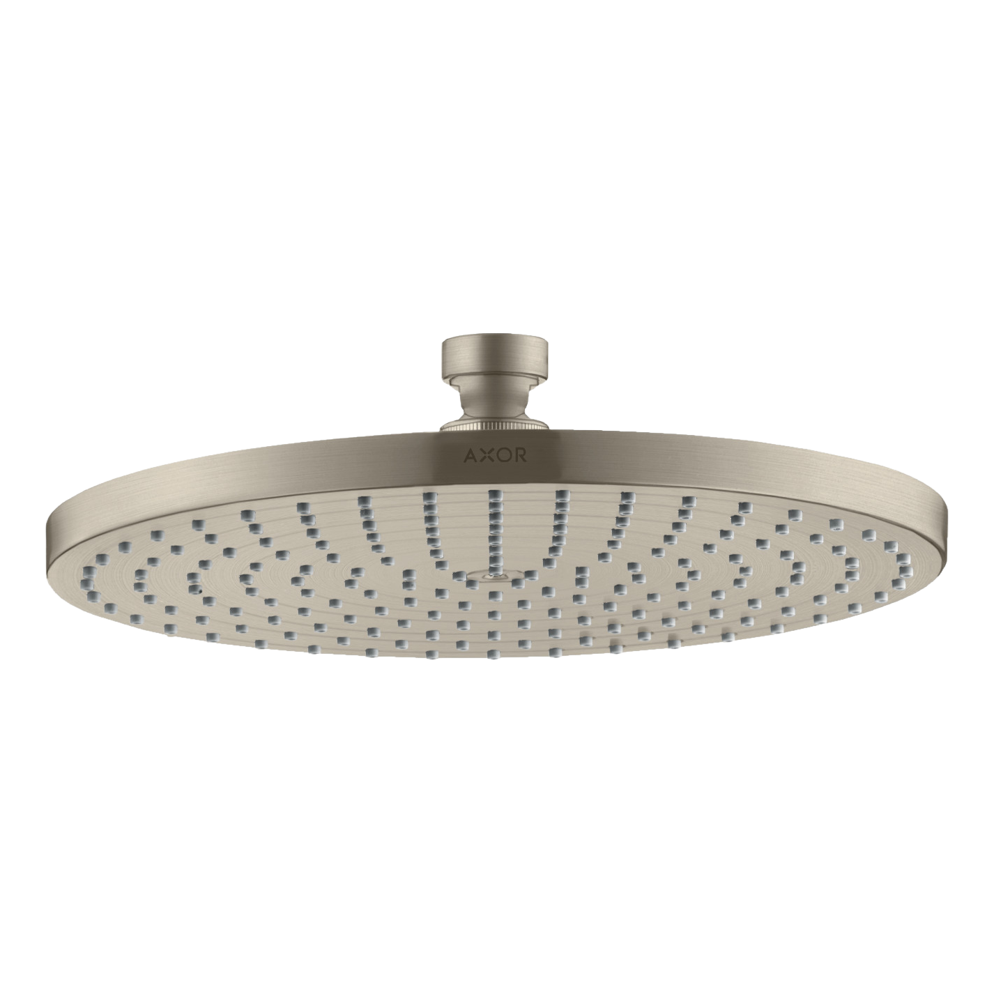 AXOR Starck Overhead Shower 240 1jet from Brandt in Brushed Nickel finish