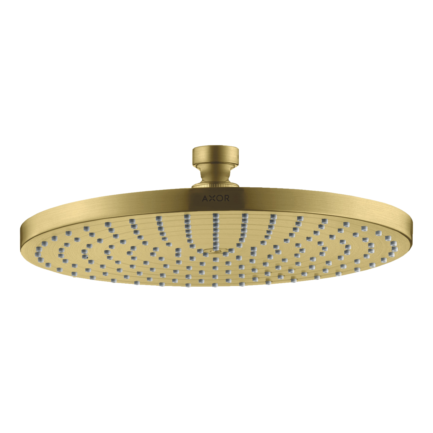 AXOR Starck Overhead Shower 240 1jet from Brandt in Brushed Brass finish