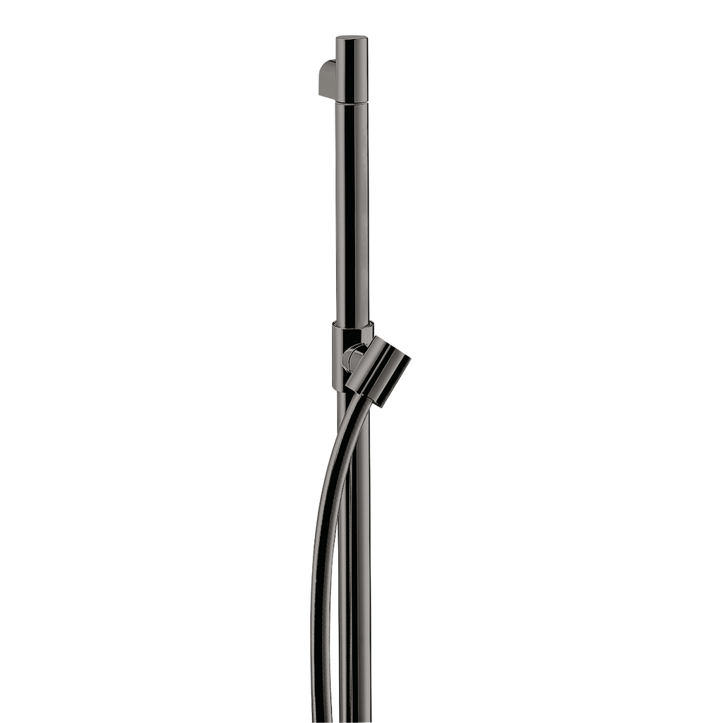 AXOR Starck Shower Bar 90 cm with 1,6 m Shower Hose from Brandt in Polished Black Chrome finish