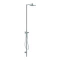 AXOR Starck Shower Column with Thermostat and Overhead Shower 240 1jet from Brandt in Chrome finish