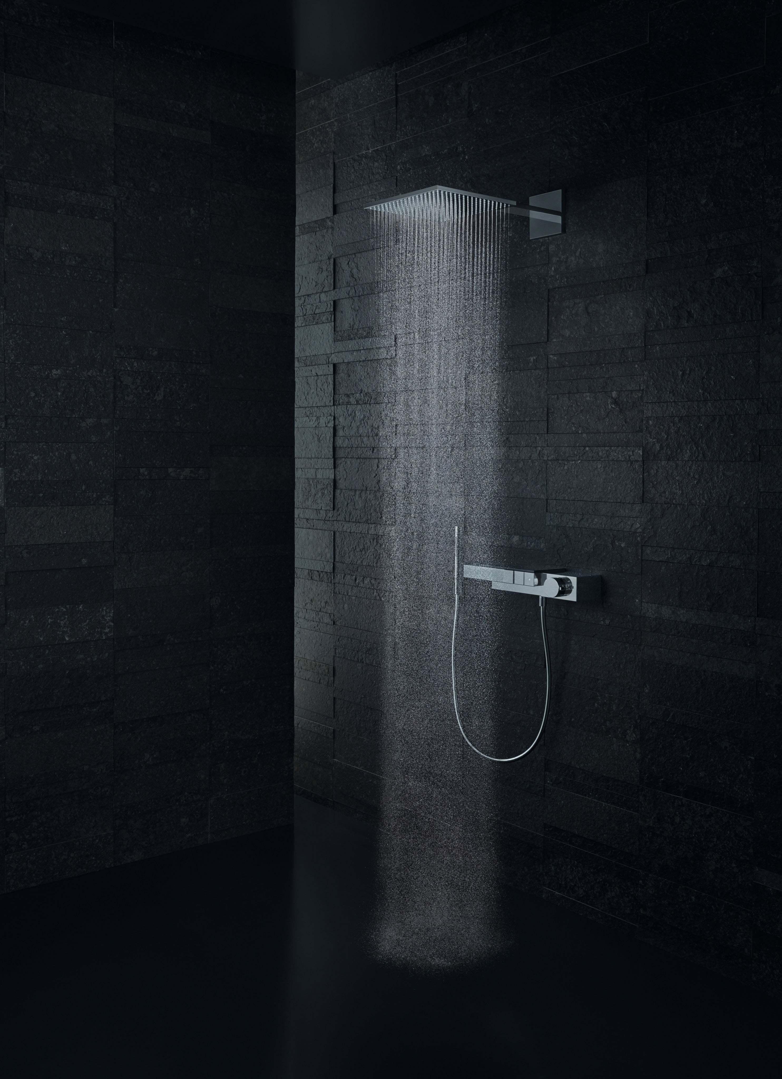 AXOR Starck Shower Holder from Brandt in Chrome finish