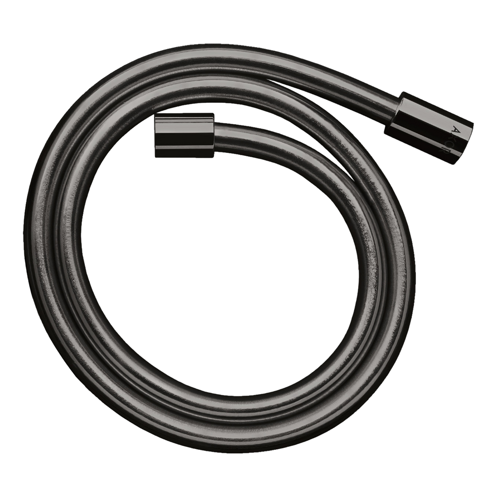 AXOR Starck Shower Hose with Metal Effect 1/2" 1,25 m from Brandt in Polished Black Chrome finish
