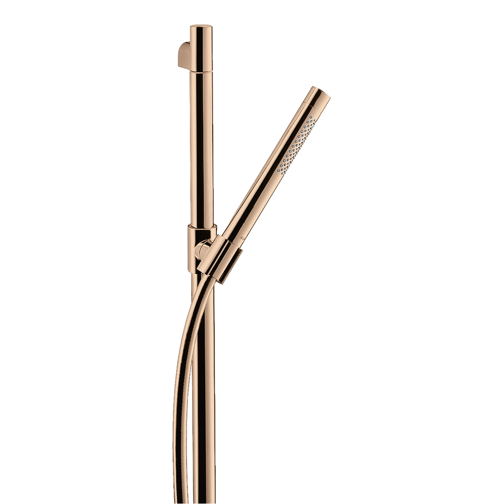 AXOR Starck Shower Set 90 cm with Baton Hand Shower 2jet from Brandt in Polished Red Gold finish