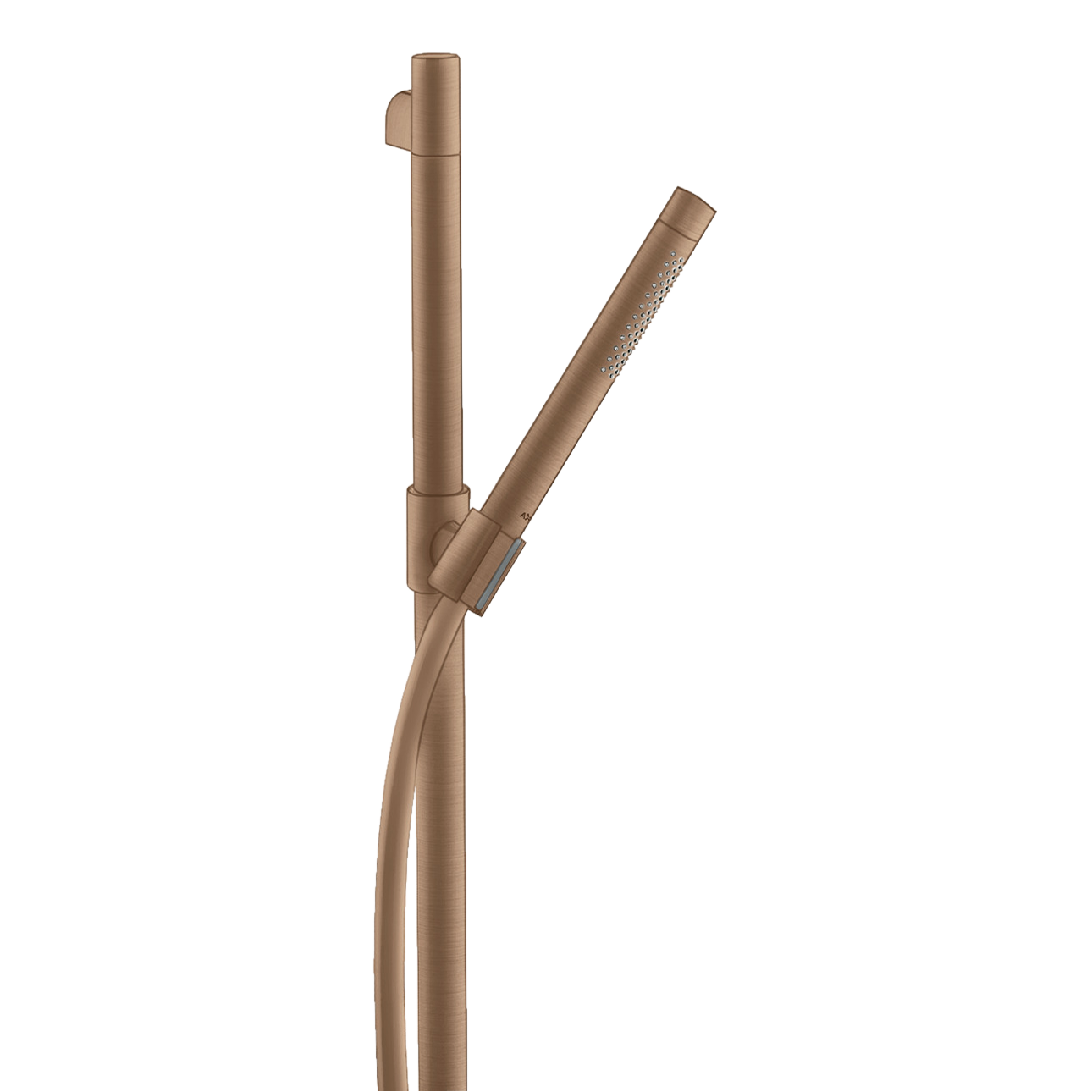 AXOR Starck Shower Set 90 cm with Baton Hand Shower 2jet from Brandt in Brushed Red Gold finish