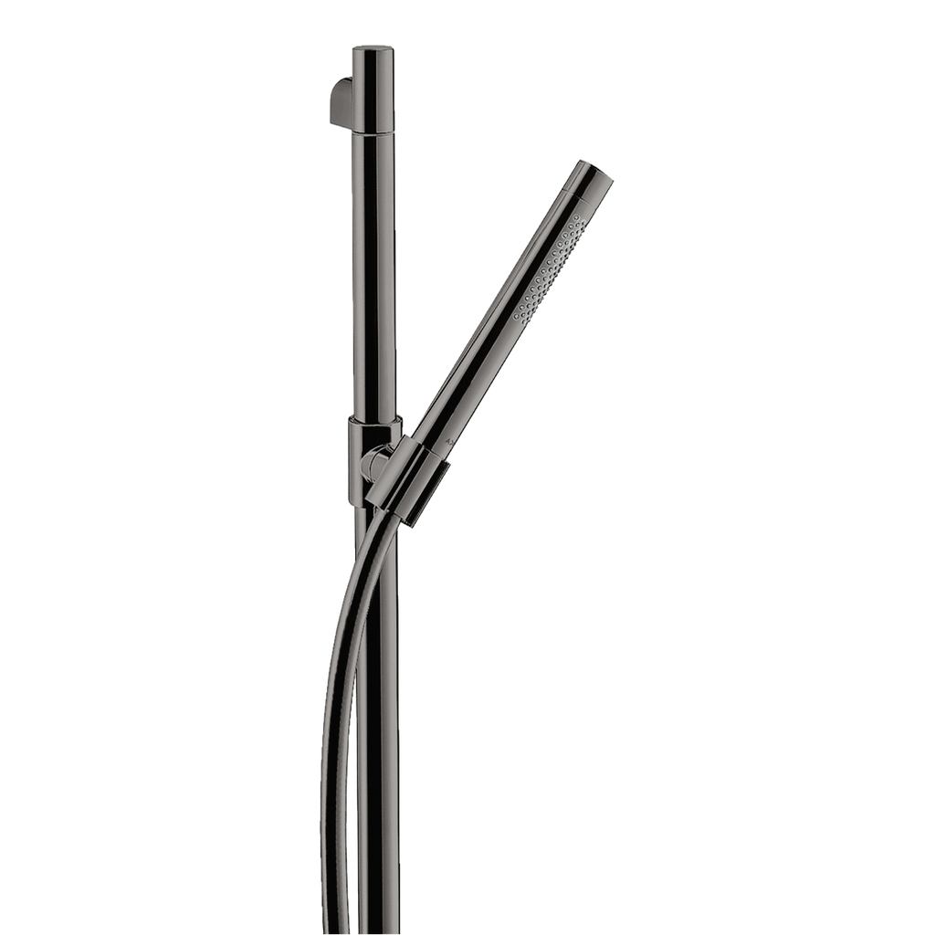 AXOR Starck Shower Set 90 cm with Baton Hand Shower 2jet from Brandt in Polished Black Chrome finish