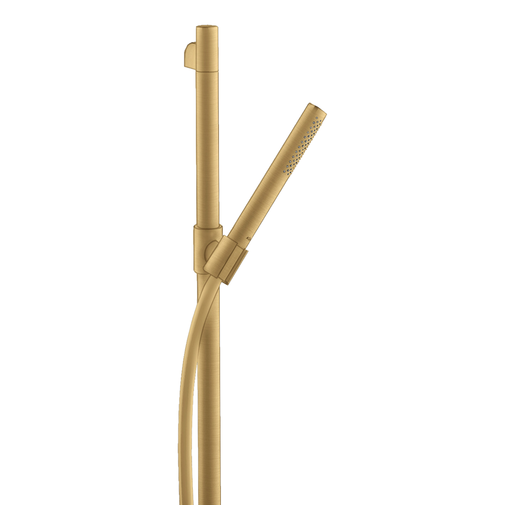 AXOR Starck Shower Set 90 cm with Baton Hand Shower 1jet EcoSmart from Brandt in Brushed Gold Optic finish