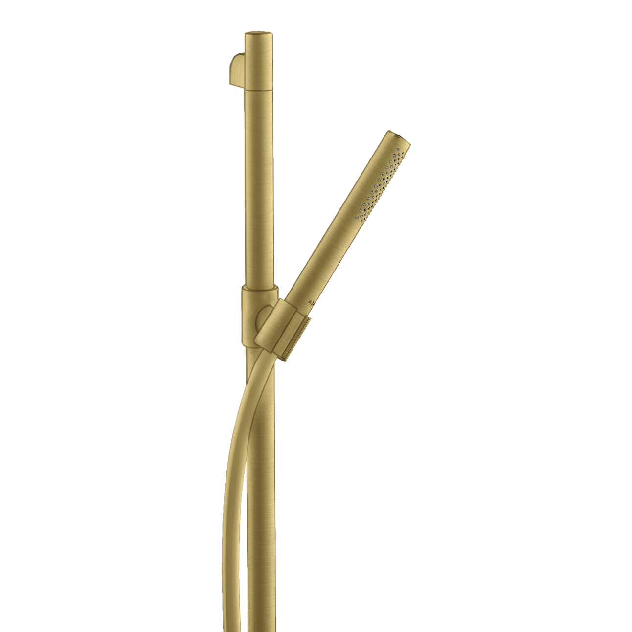 AXOR Starck Shower Set 90 cm with Baton Hand Shower 1jet EcoSmart from Brandt in Brushed Brass finish