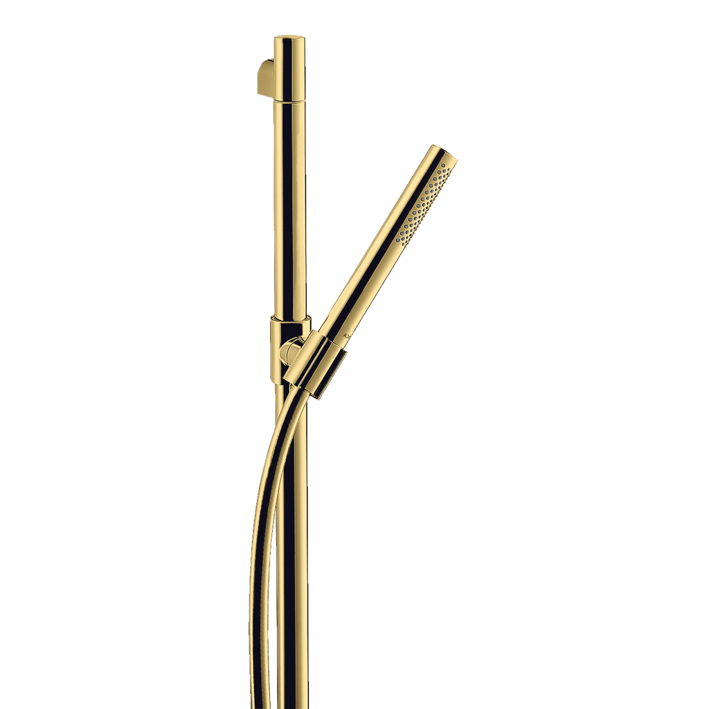 AXOR Starck Shower Set 90 cm with Baton Hand Shower 1jet EcoSmart from Brandt in Polished Gold Optic finish