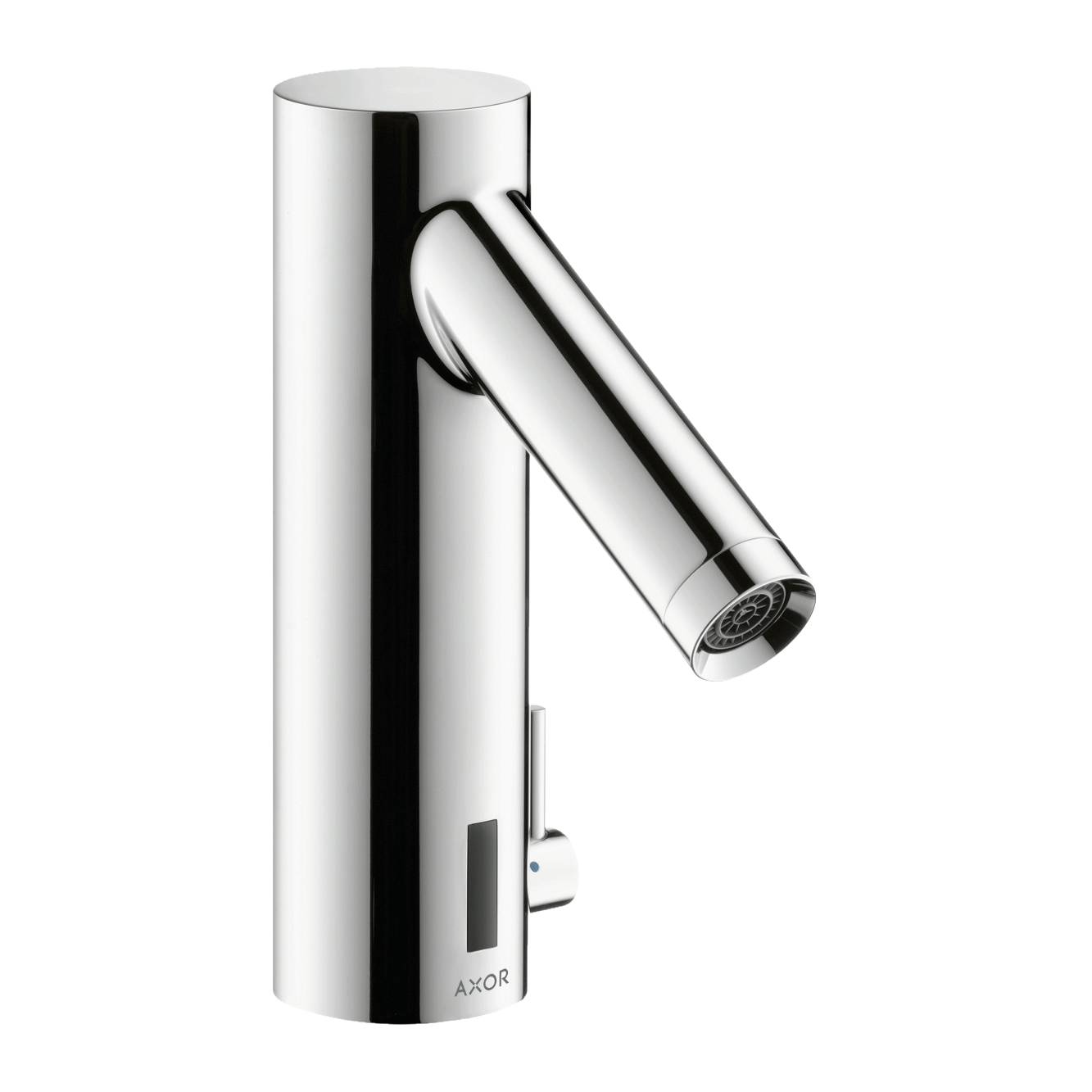 AXOR Starck Touchless Battery Operated Basin Mixer Faucet with Adjustable Temperature from Brandt in Chrome finish