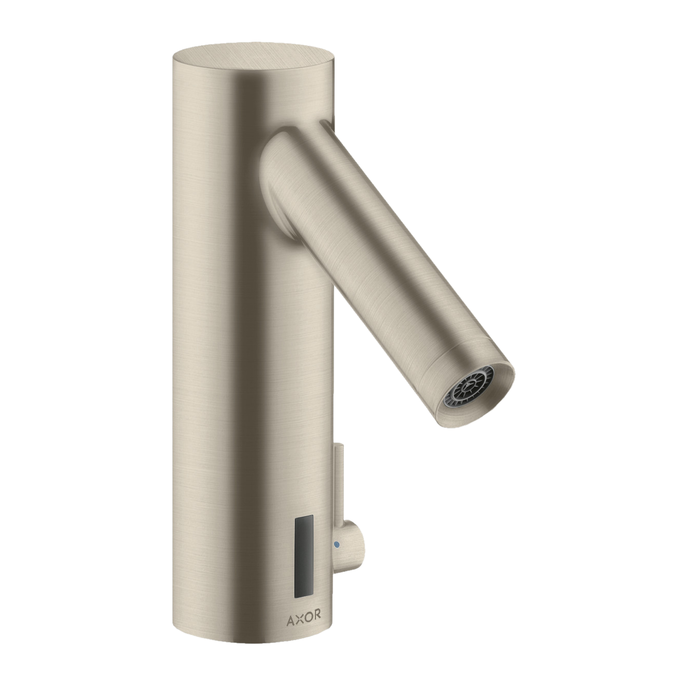 AXOR Starck Touchless 230 V Basin Mixer Faucet with Adjustable Temperature from Brandt in Brushed Nickel finish