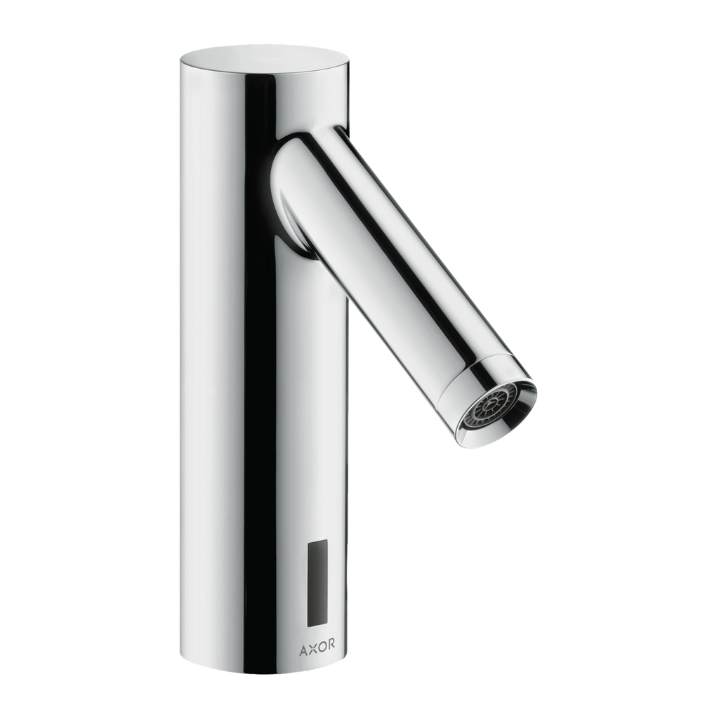 AXOR Starck Touchless 230 V Basin Mixer Faucet with Pre-adjusted Temperature from Brandt in Chrome finish